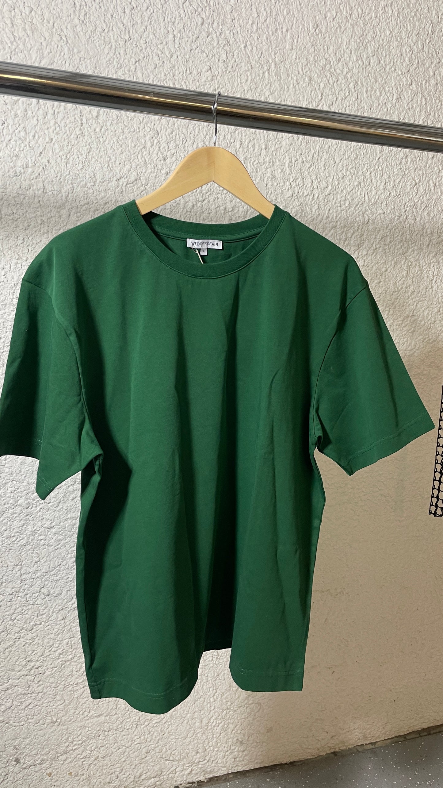 T-shirt oversize en coton bio | vert forêt