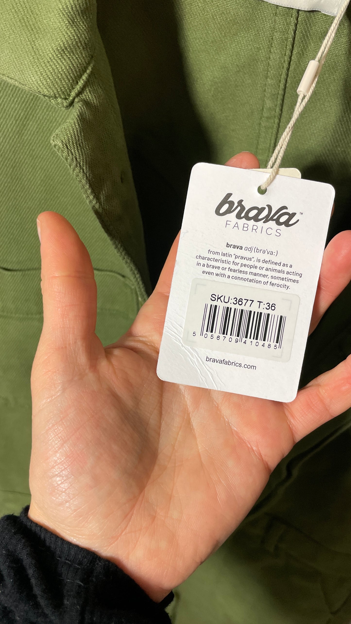 Combinaison en coton bio | verte 'cotton twill boiler suit green'