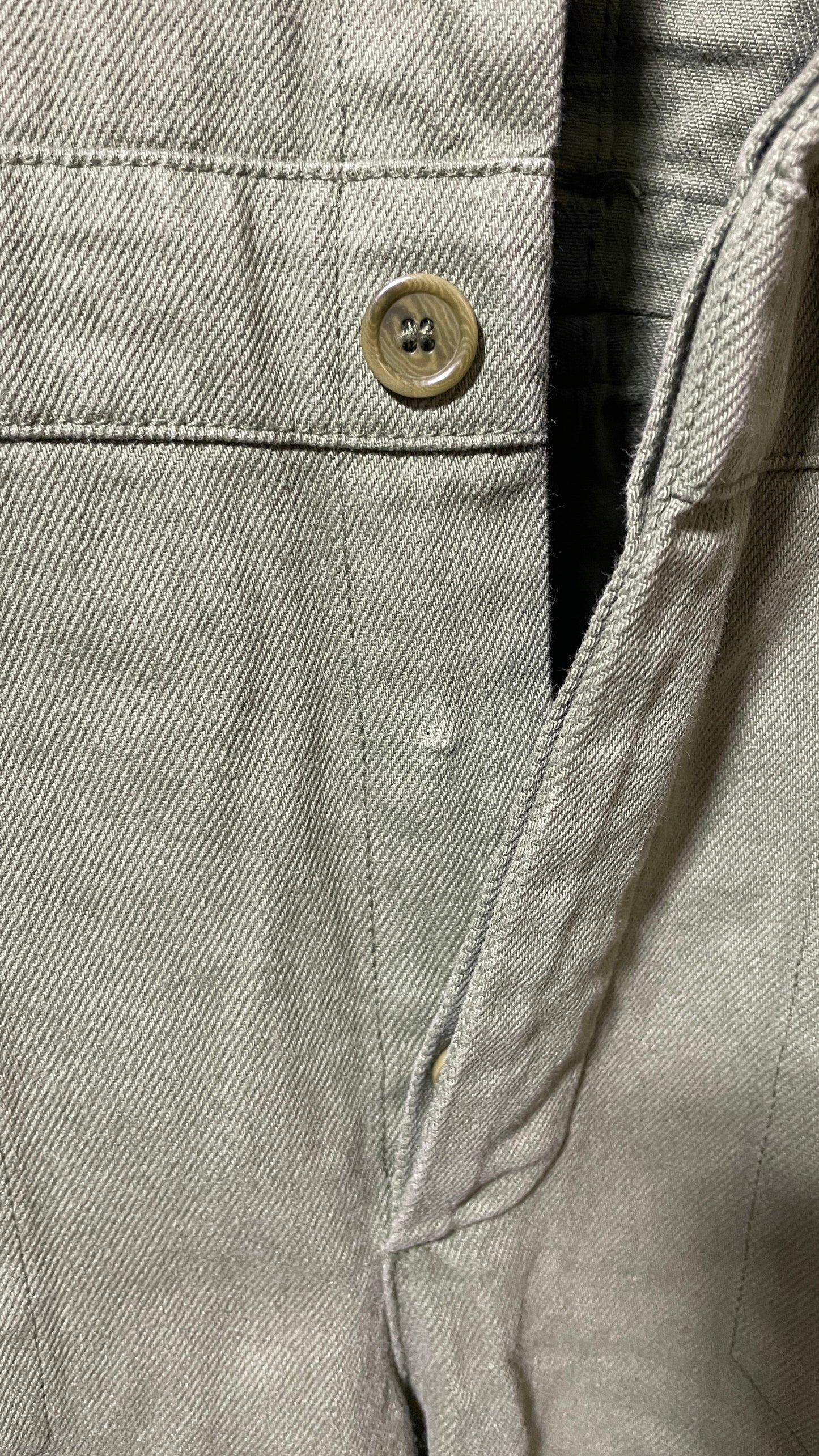 Combinaison en coton bio | verte 'cotton twill boiler suit green'