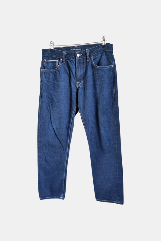 Nudie Jeans Gritty Jackson Dry Maze Selvage 33x32