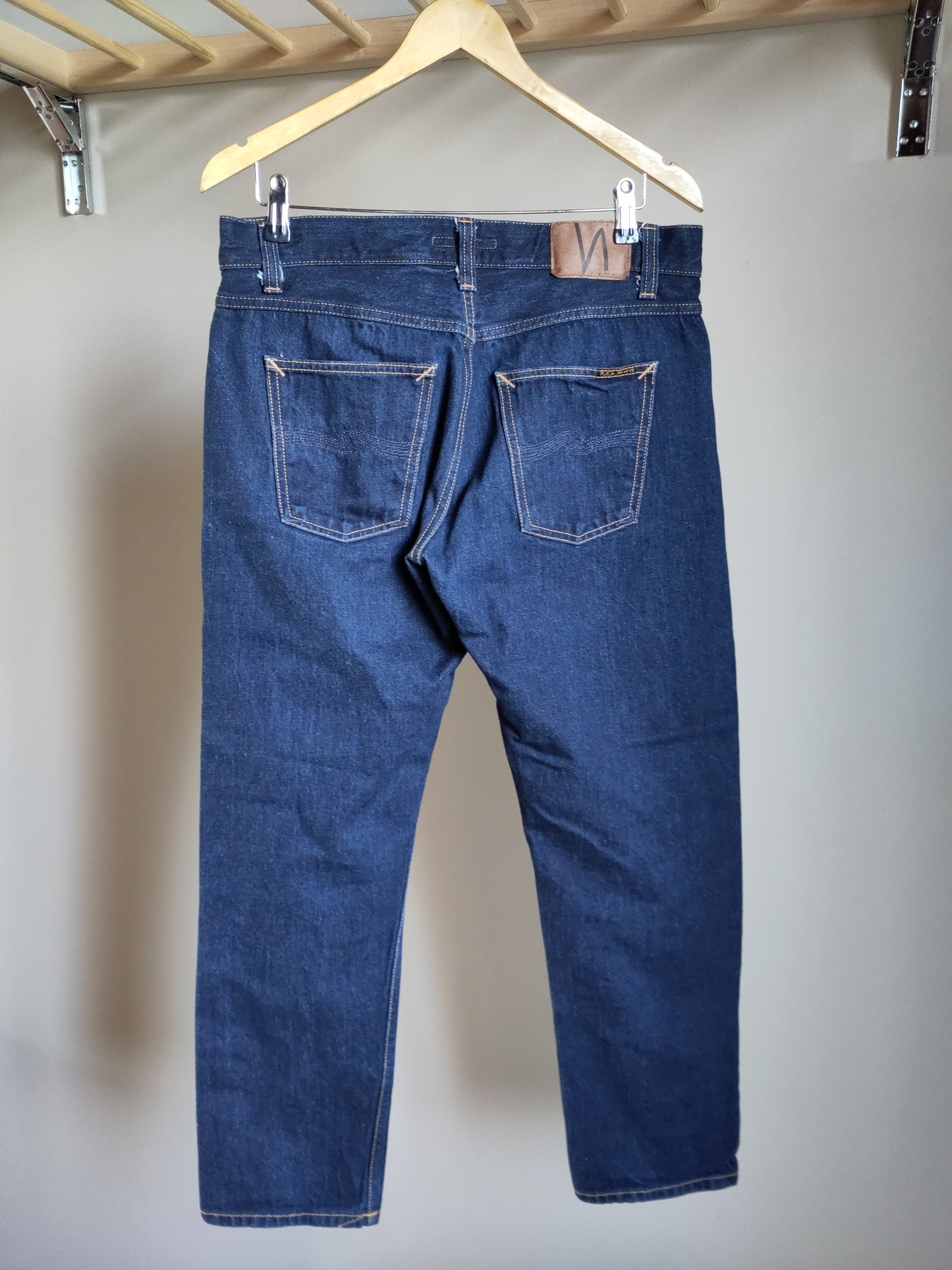 Nudie Jeans Gritty Jackson Dry Maze Selvage 33x32