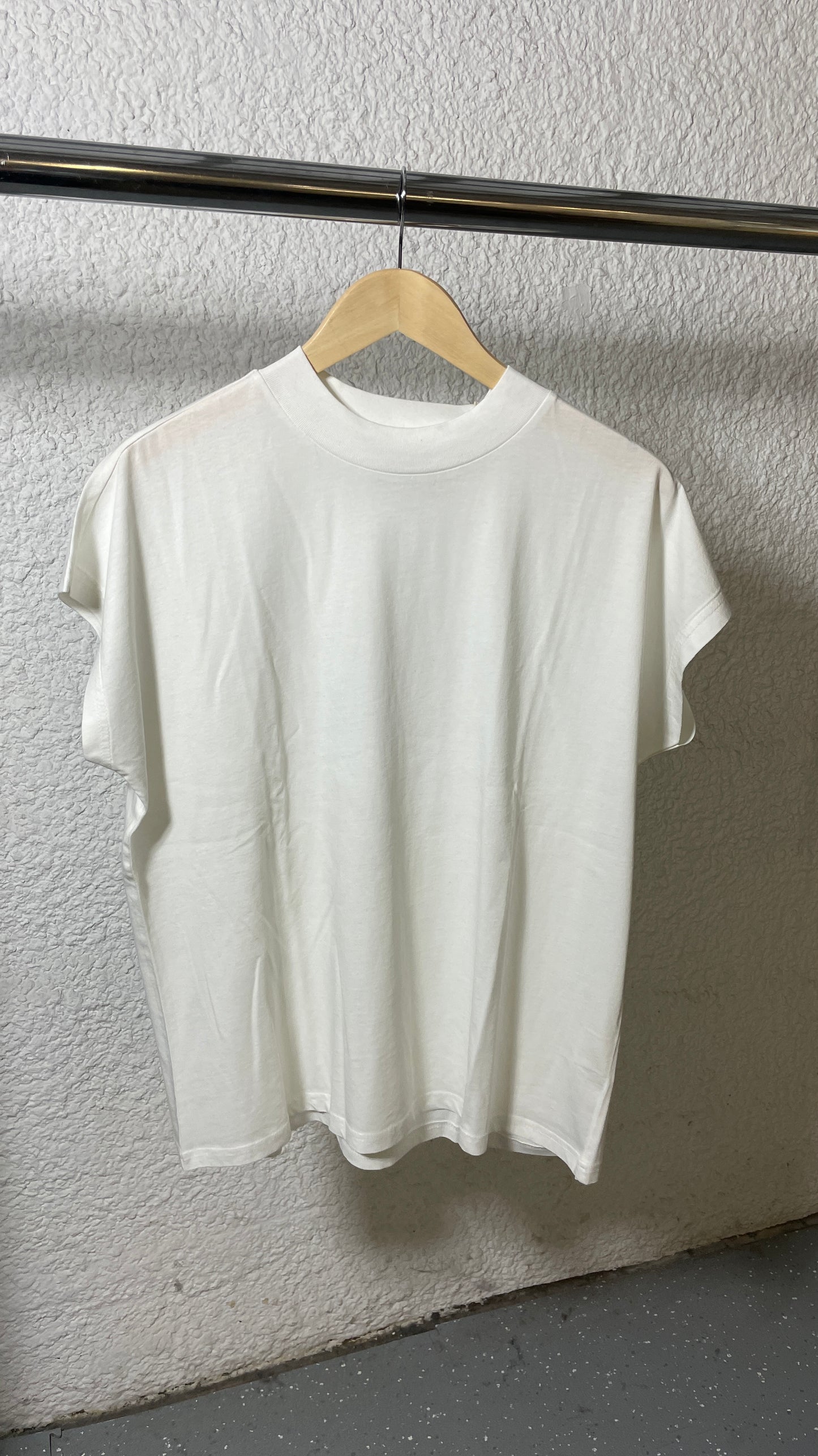 T-shirt manches courtes en coton bio | blanc 'Volta'