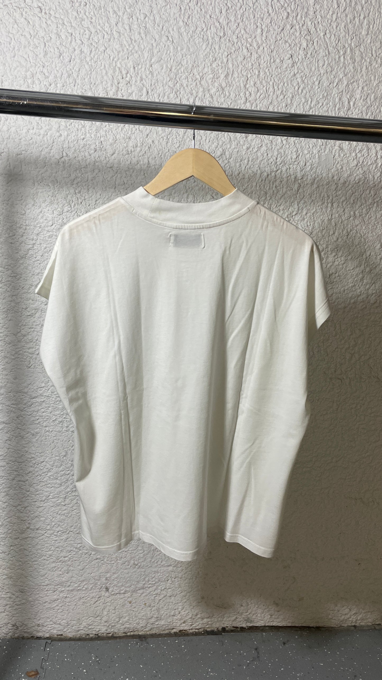 T-shirt manches courtes en coton bio | blanc 'Volta'