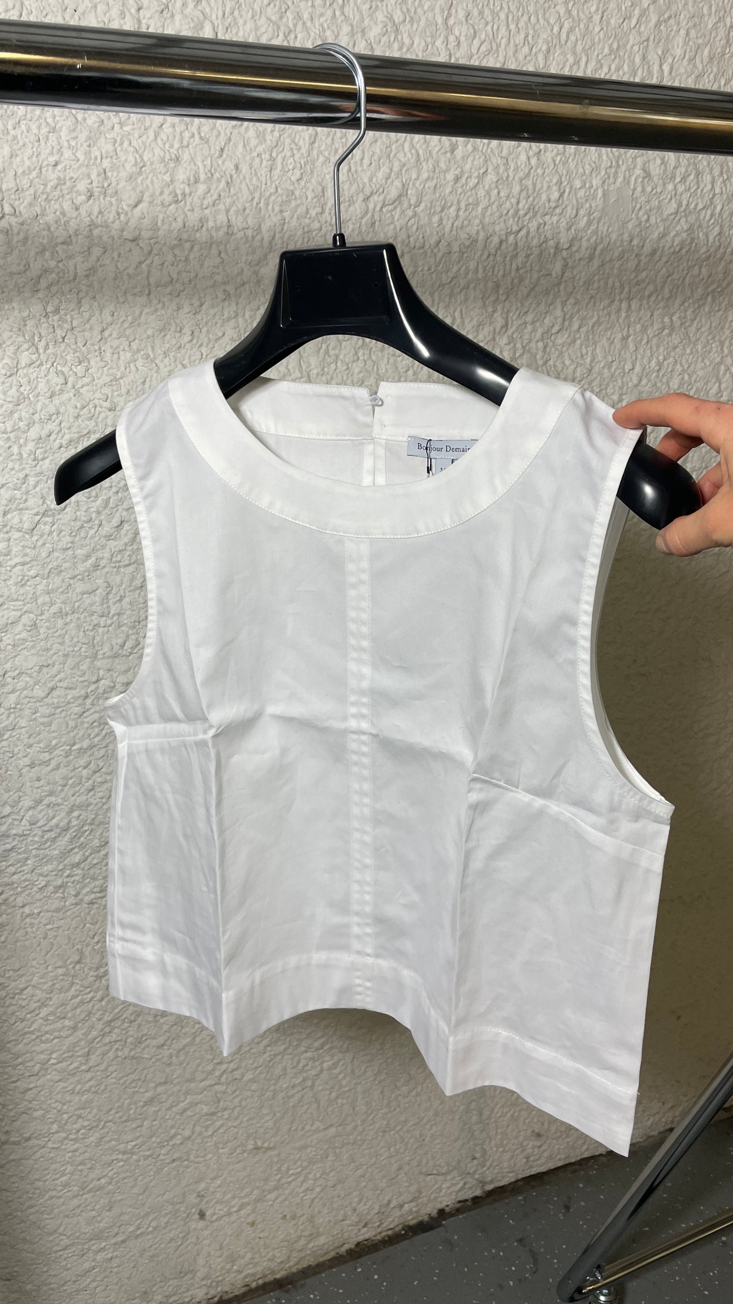 Top Maya blanc