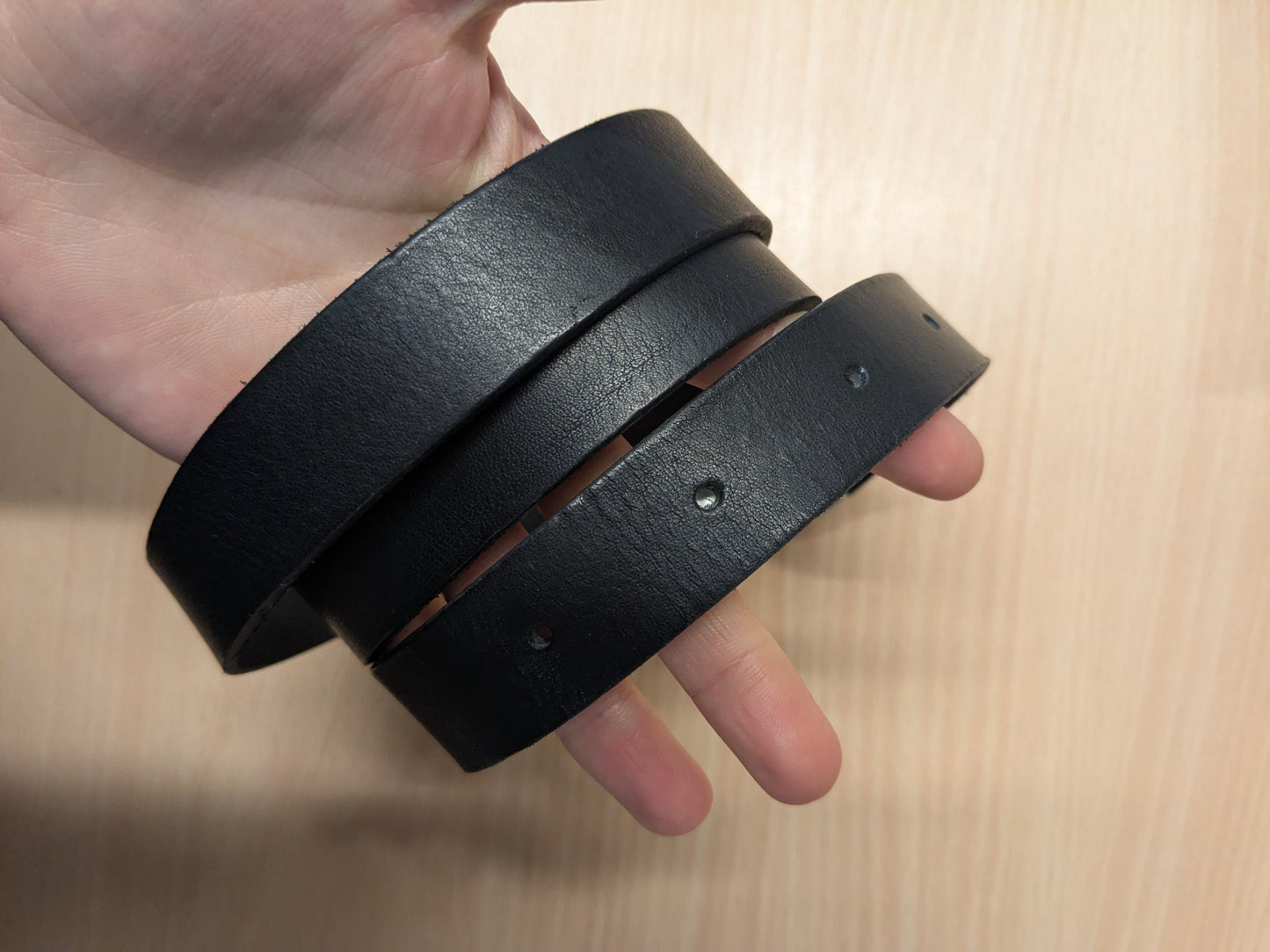 Ceinture en cuir tannage végétal | noir 'western silver belt black'