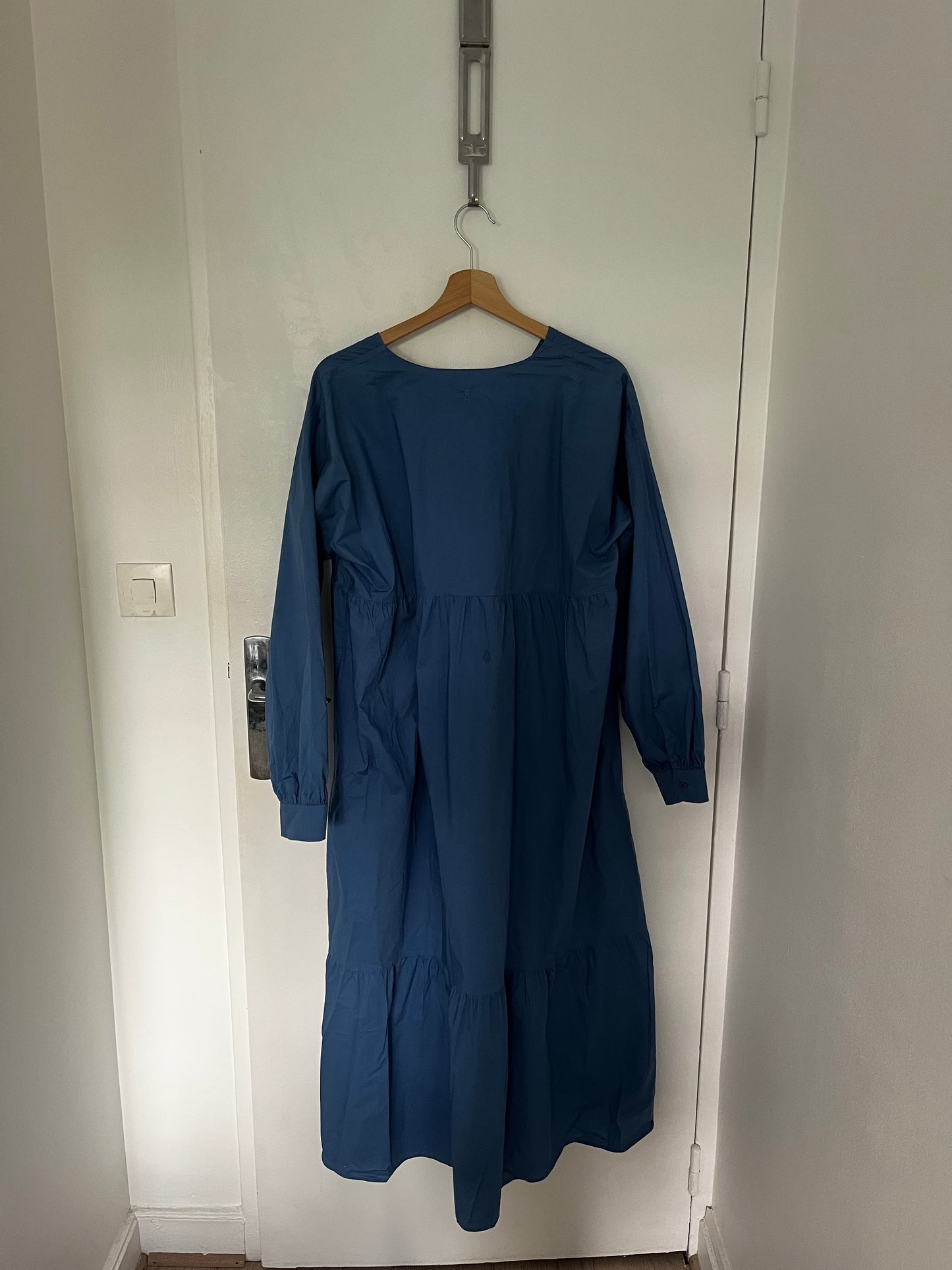 Robe bleue Armedangels longue oversize
