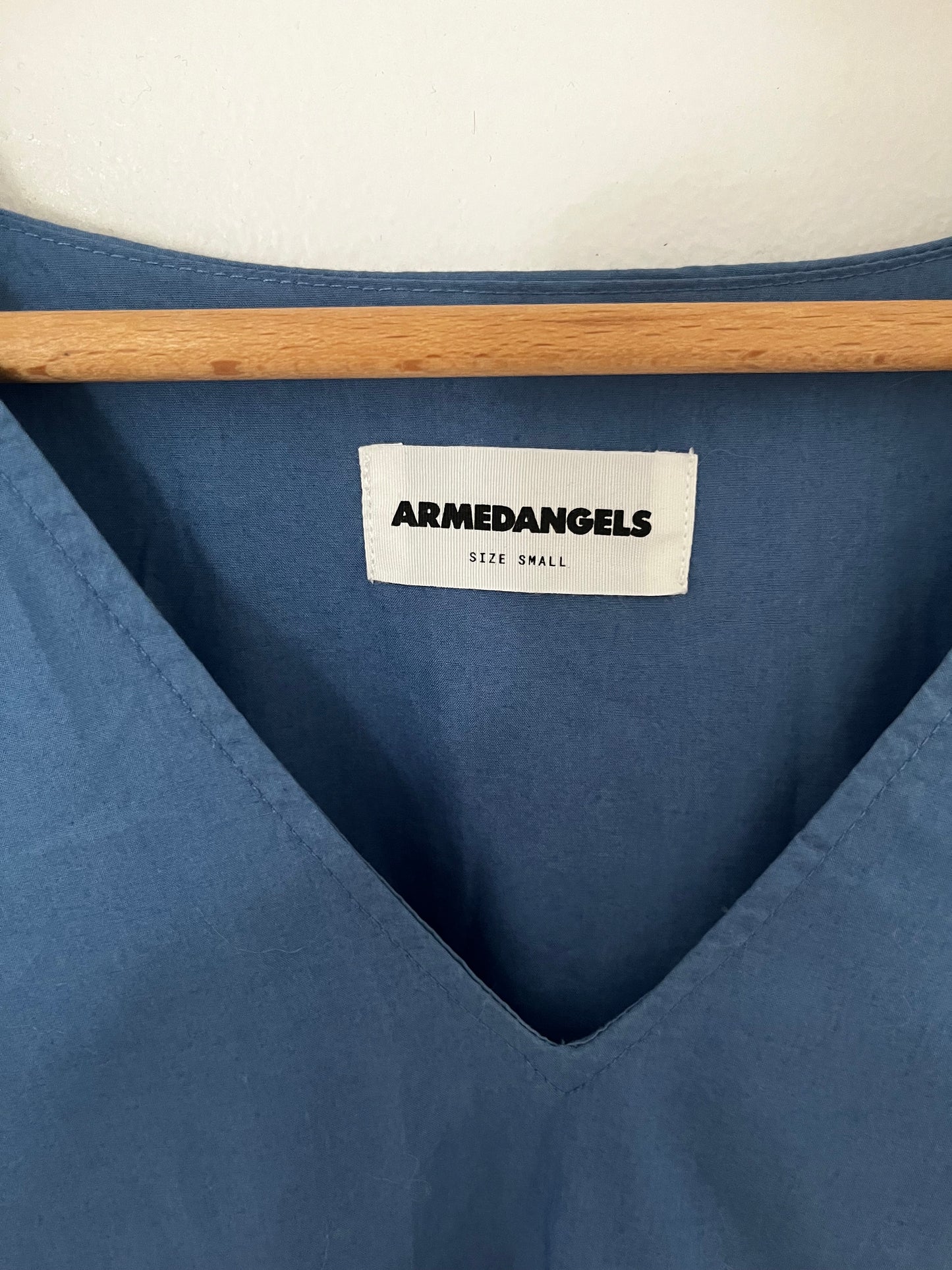 Robe bleue Armedangels longue oversize