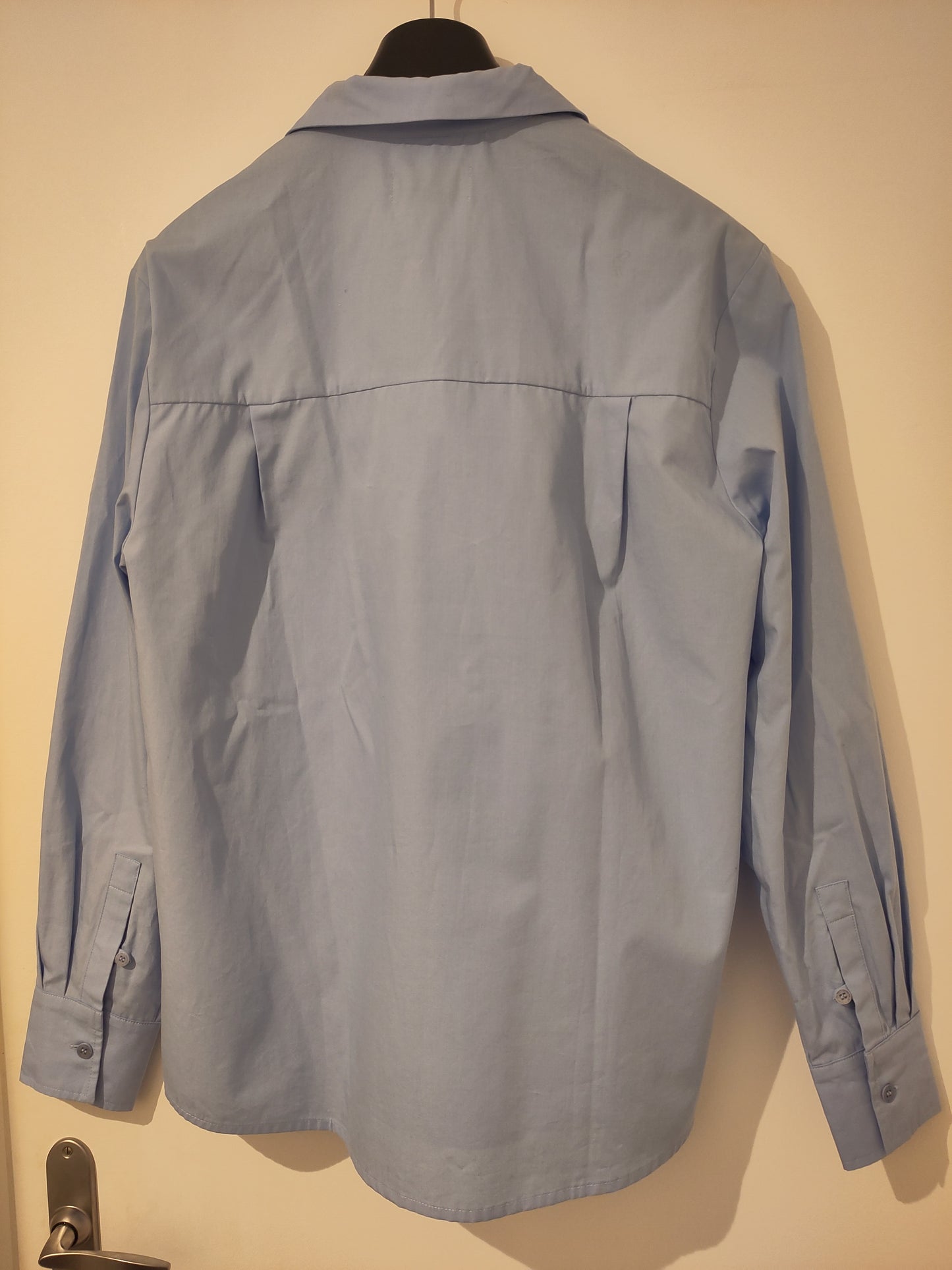 Chemise en coton bio | bleu 'sky nascar shirt blue'