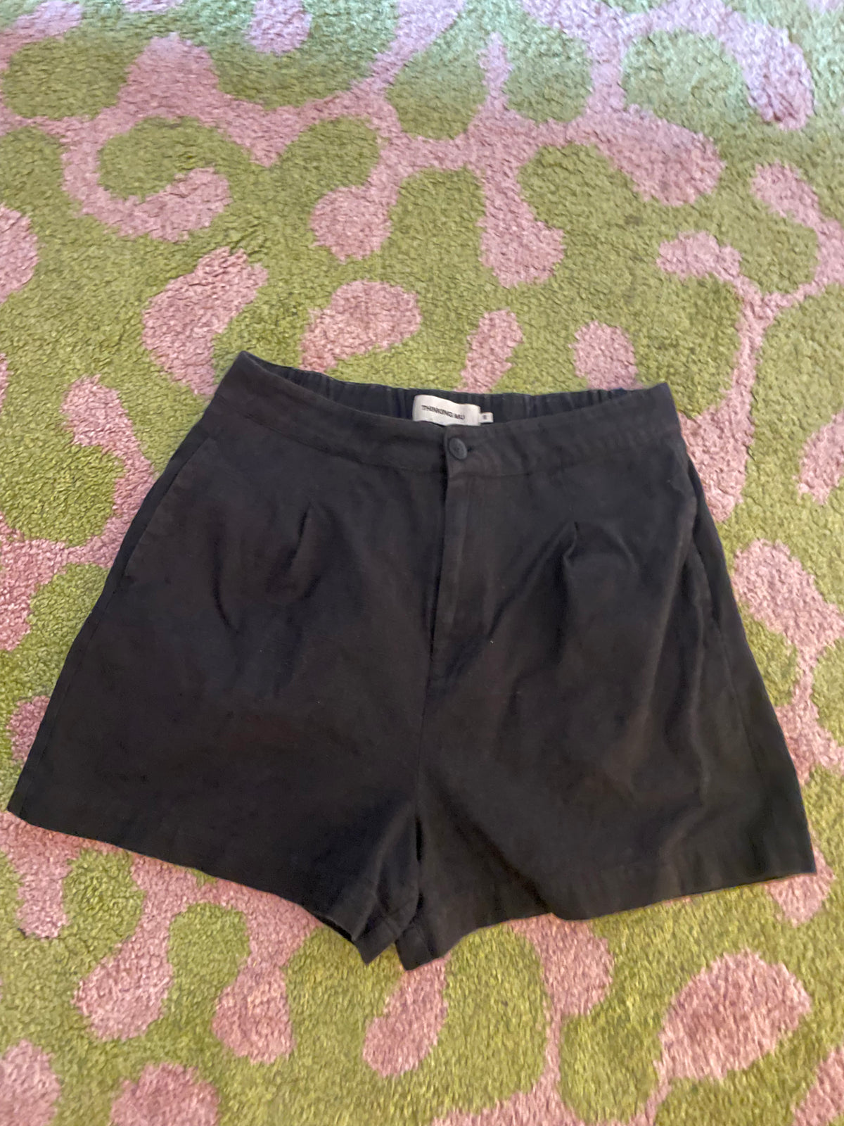 Short ample en coton bio | noir 'Narciso'