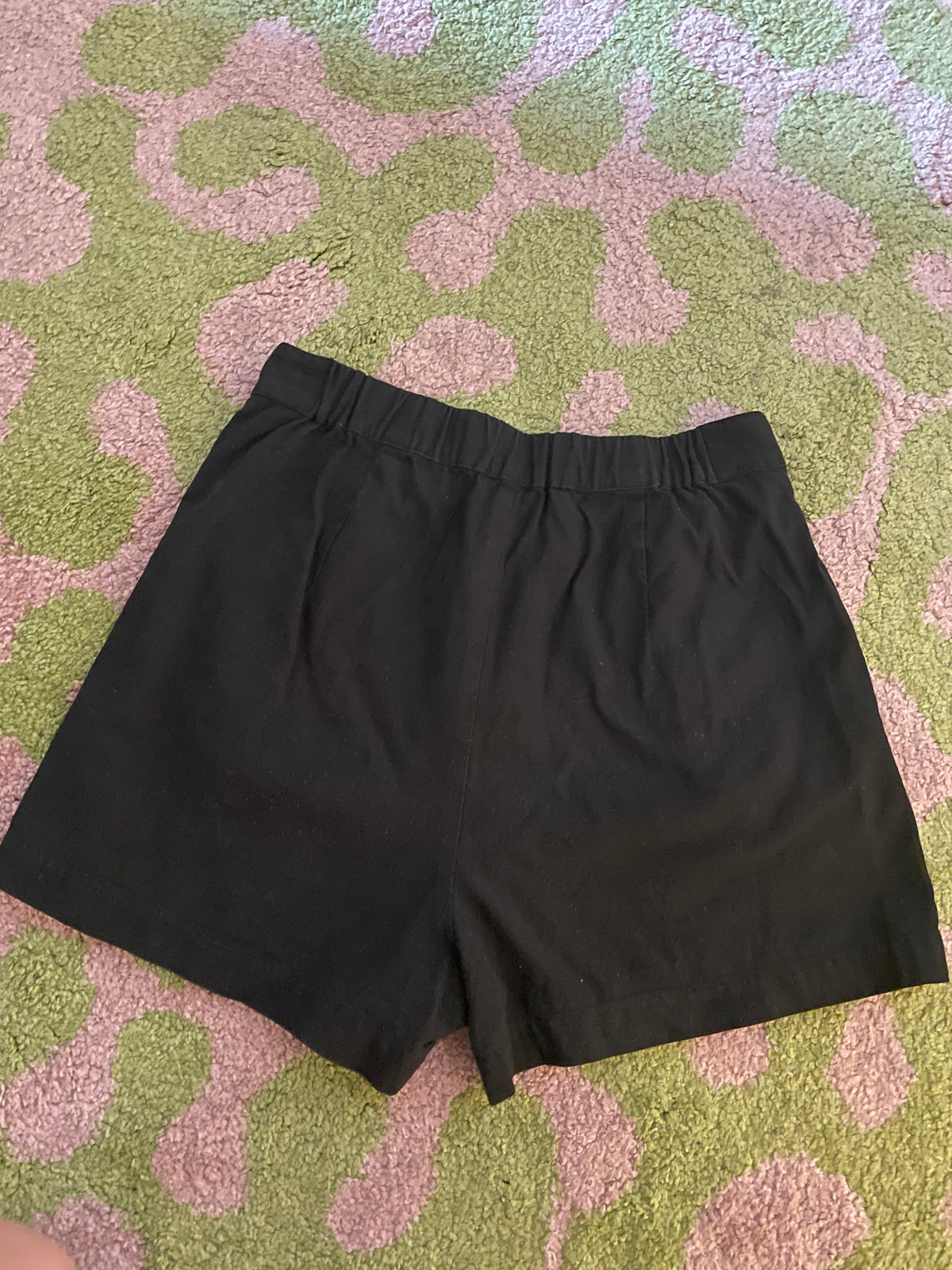 Short ample en coton bio | noir 'Narciso'