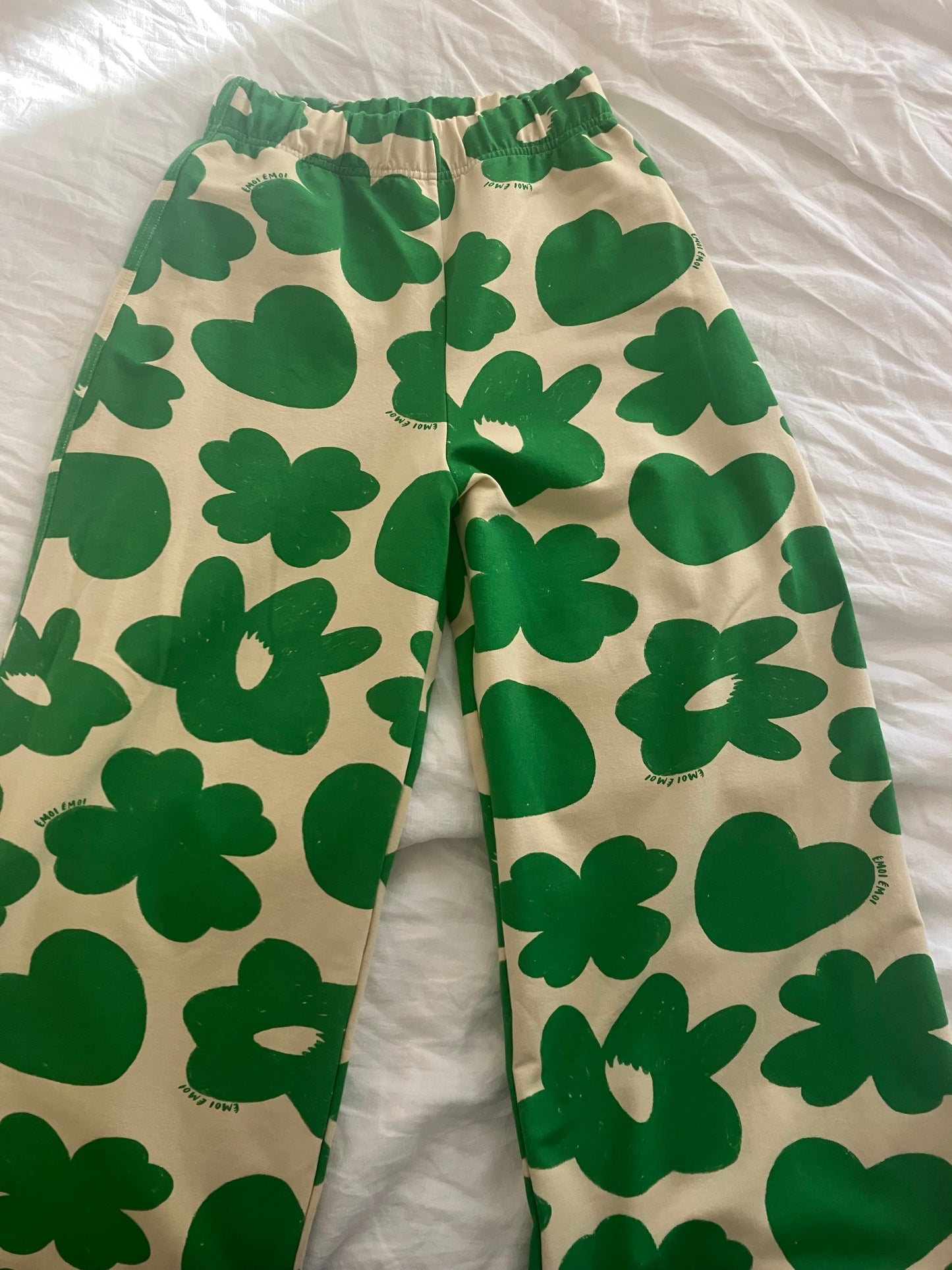 Pantalon pauline en coton bio - vert