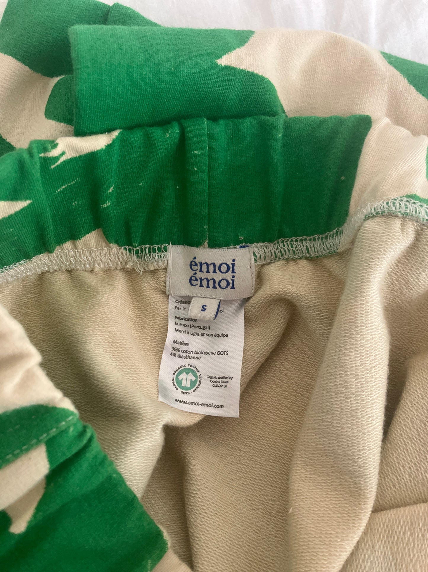 Pantalon pauline en coton bio - vert