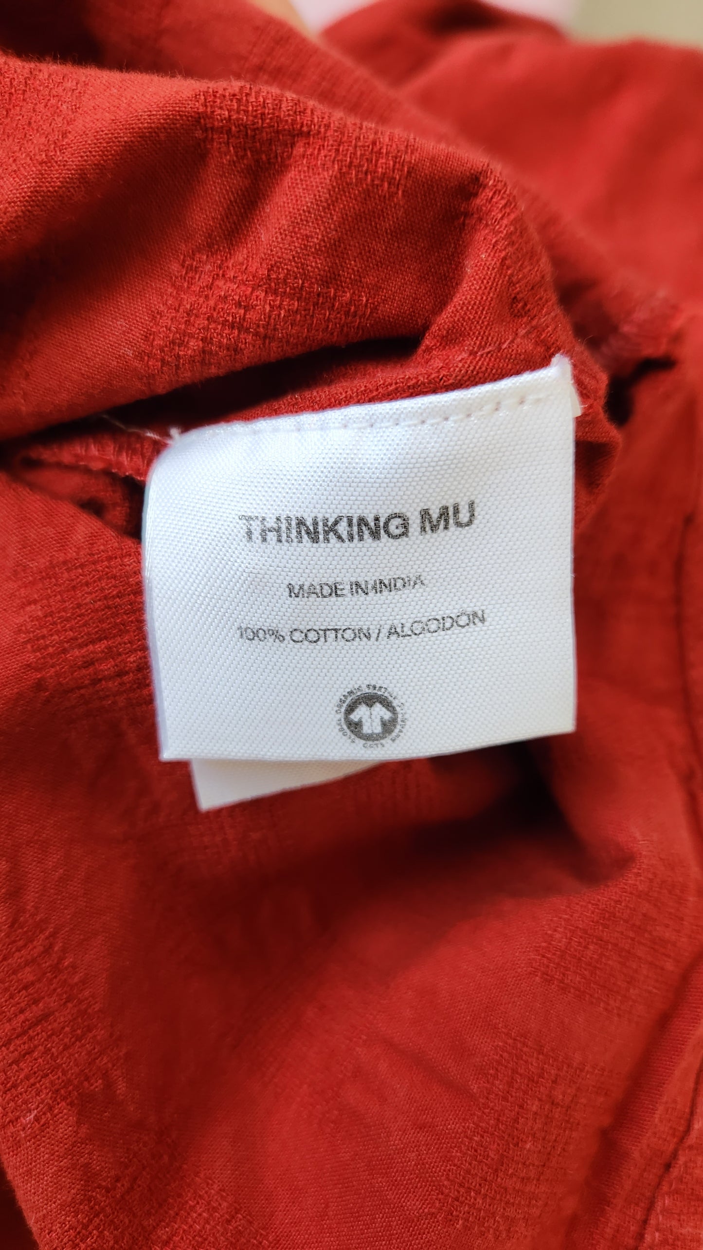 Robe thinking Mu rouge Taille M