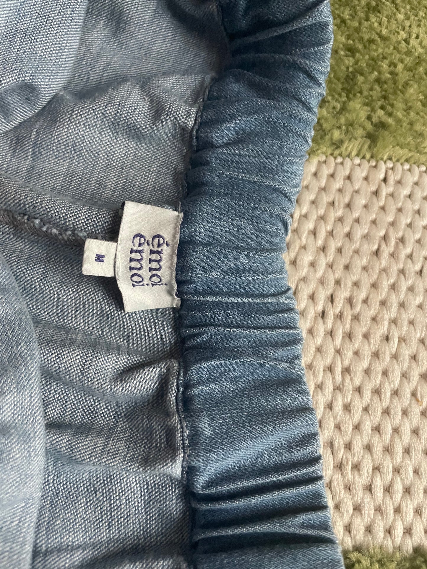 Pantalon en coton bio | denim clair "pacific"