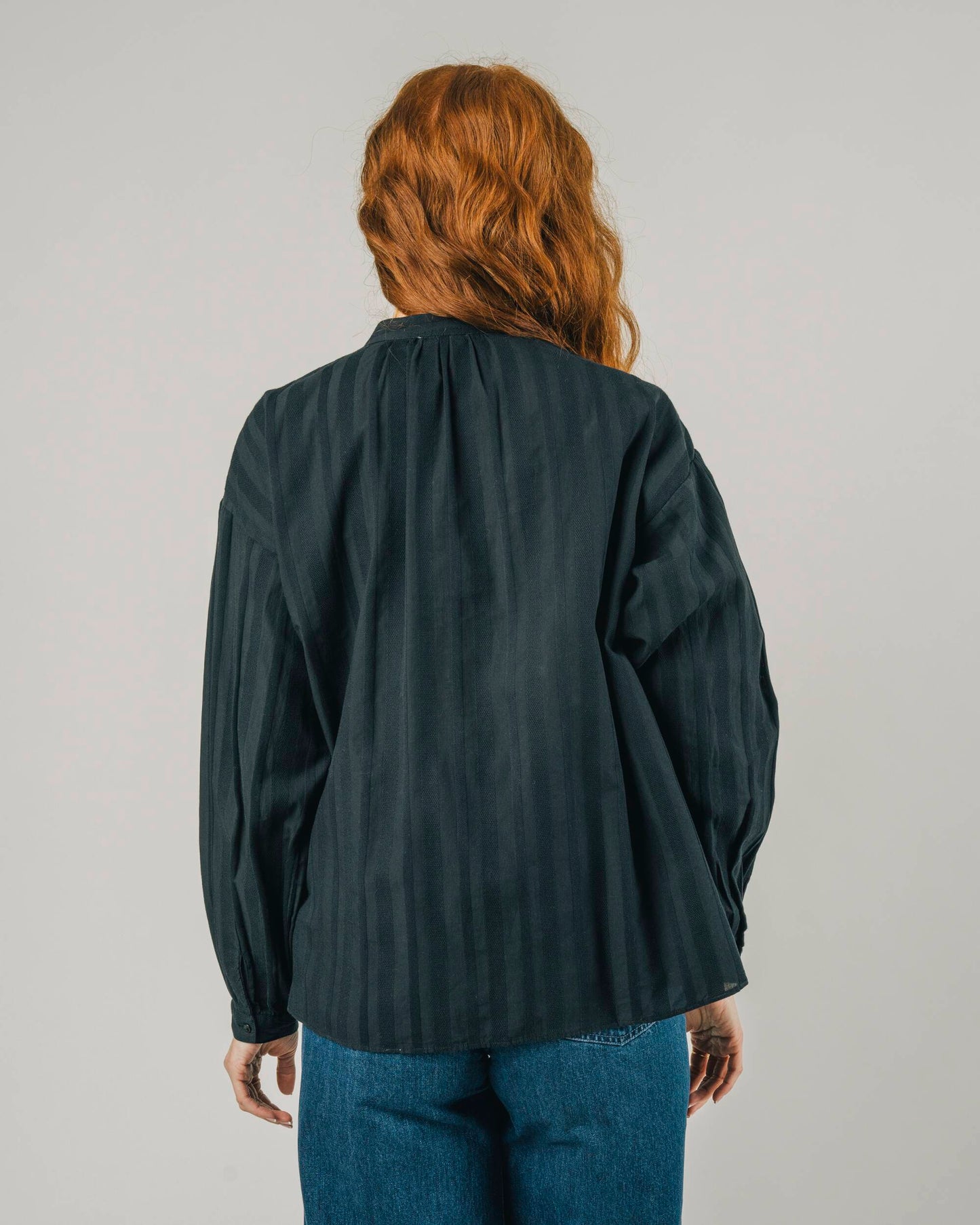 Chemise noire en coton bio - nest boho ls blouse black