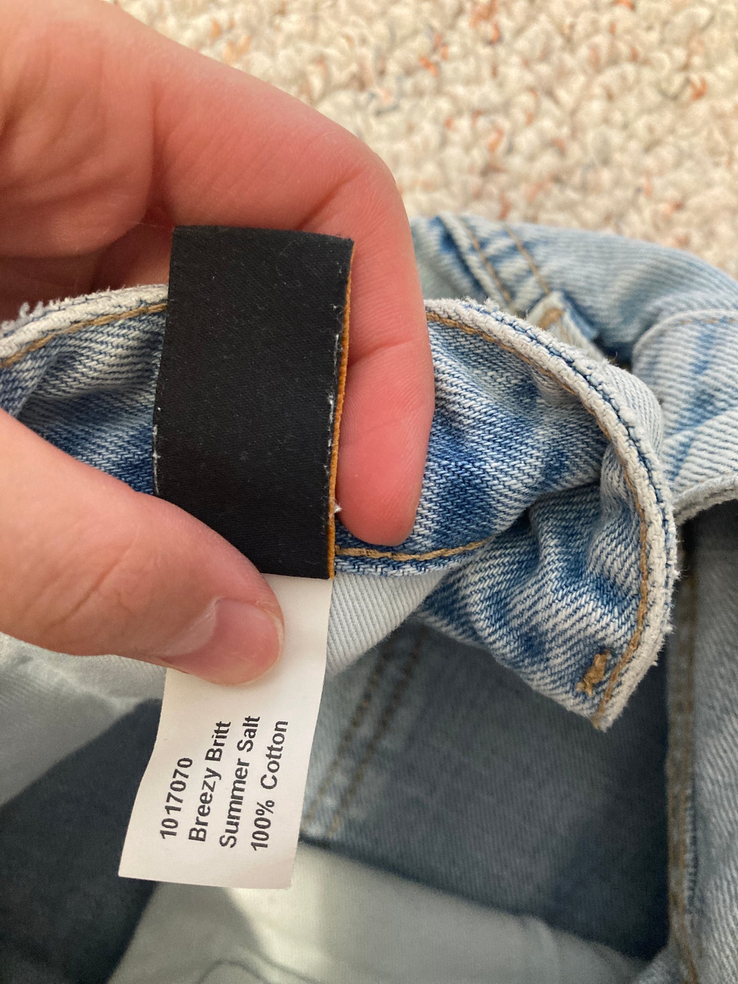 Jean mom en coton bio | bleu "breezy britt casual blue" - NUDIE JEANS