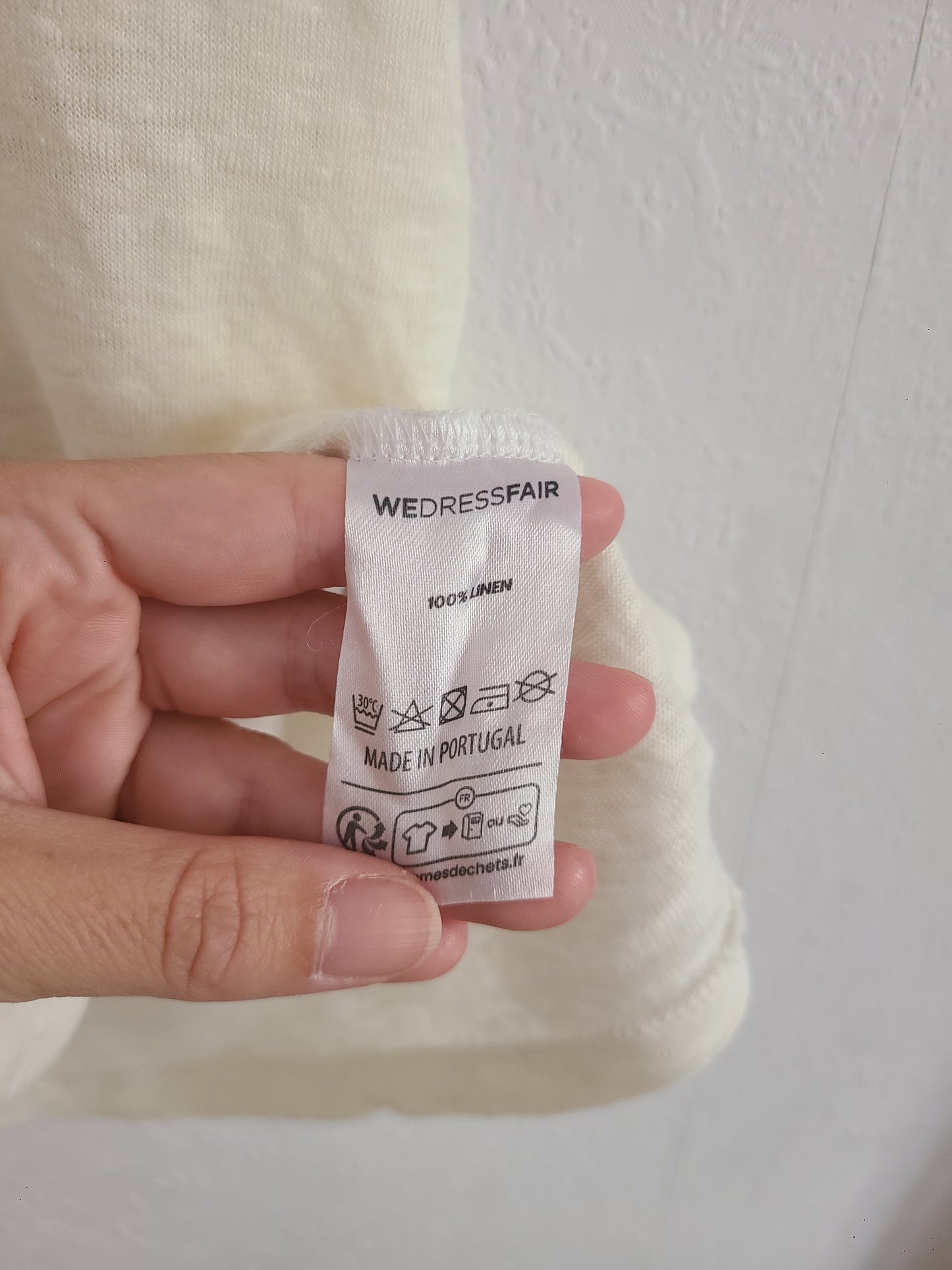 Débardeur en lin upcyclé | écru | Ecru