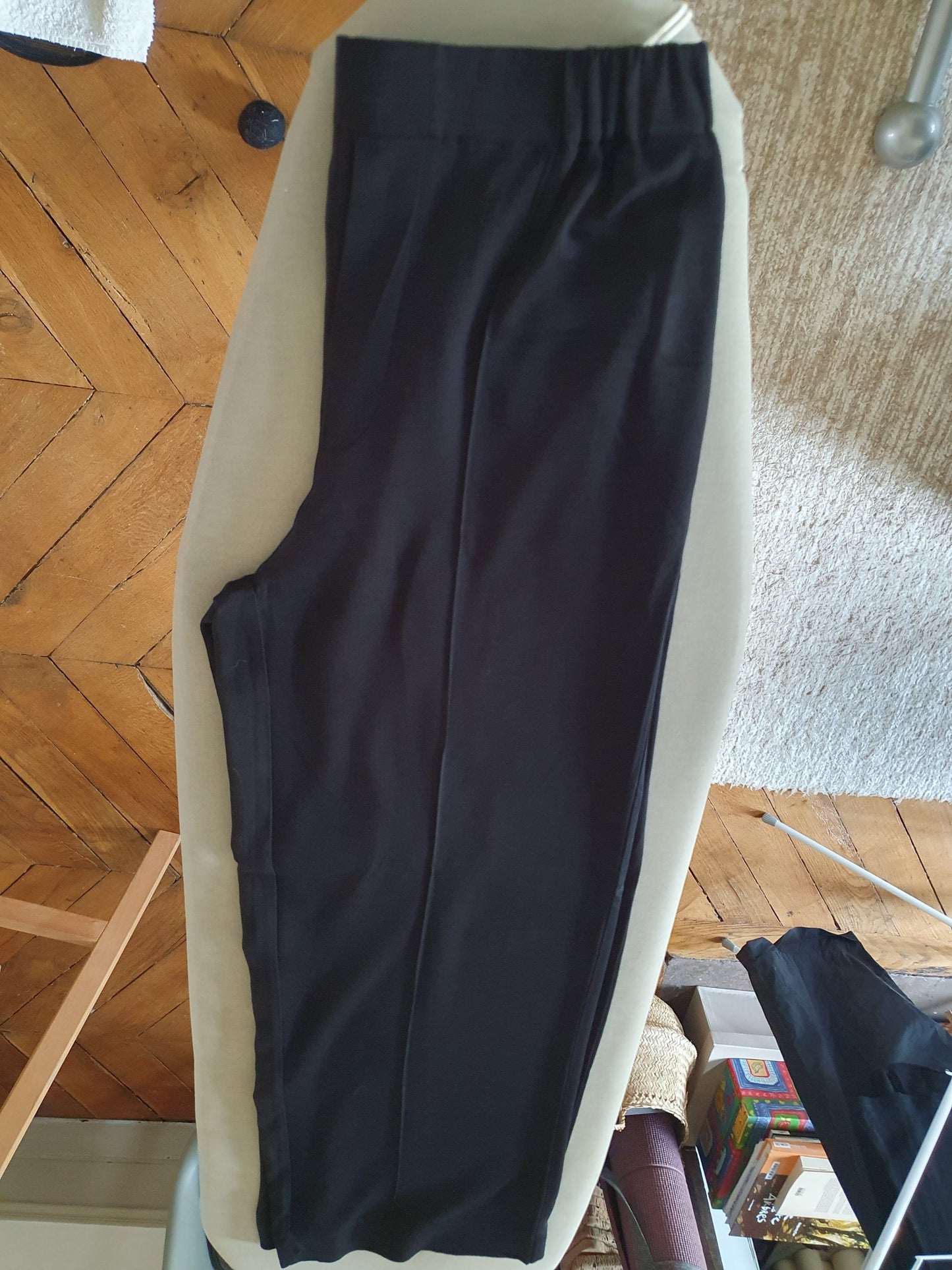 Pantalon ample en ecovero | noir 'jonvaalie black'