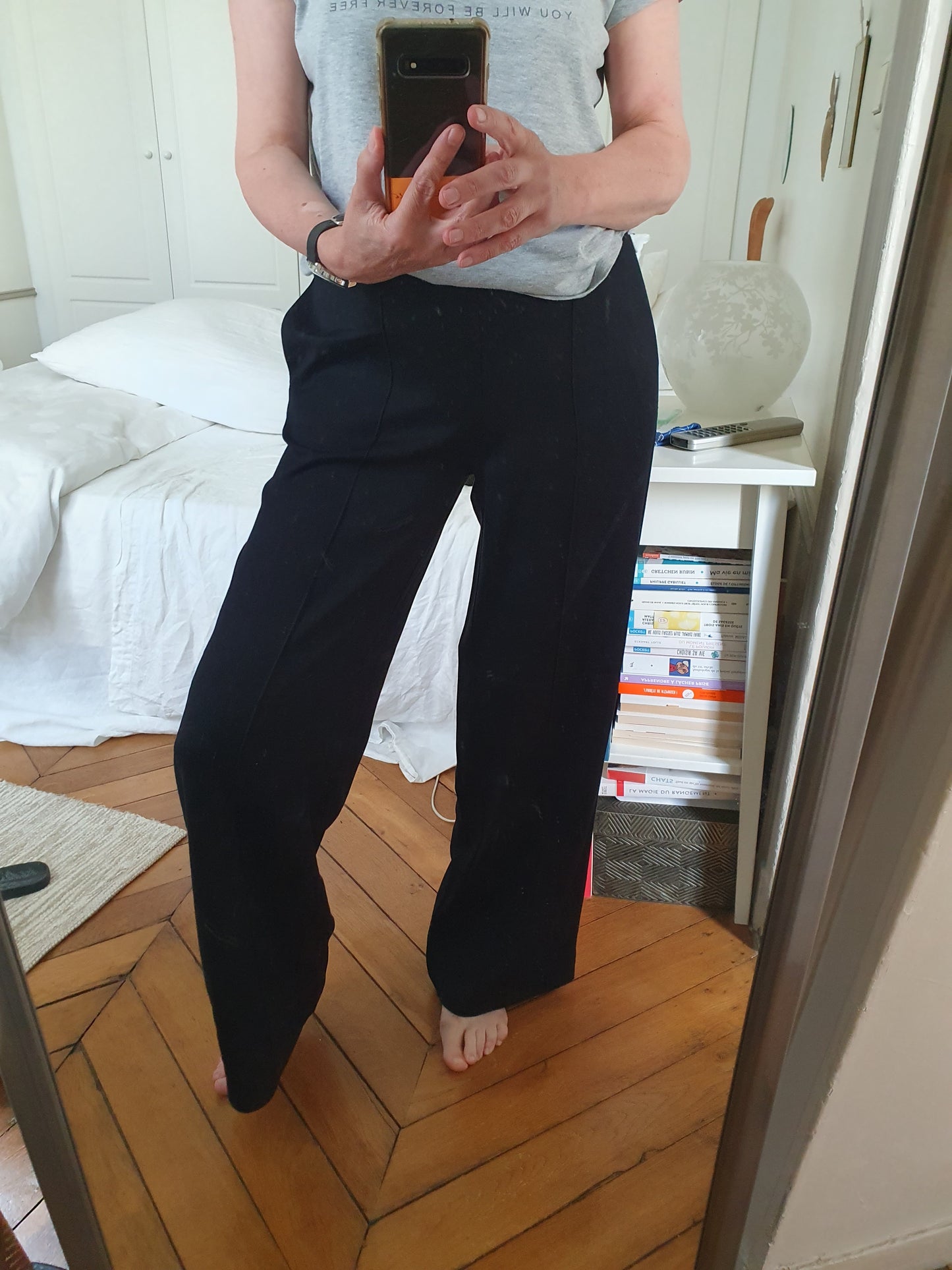 Pantalon ample en ecovero | noir 'jonvaalie black'