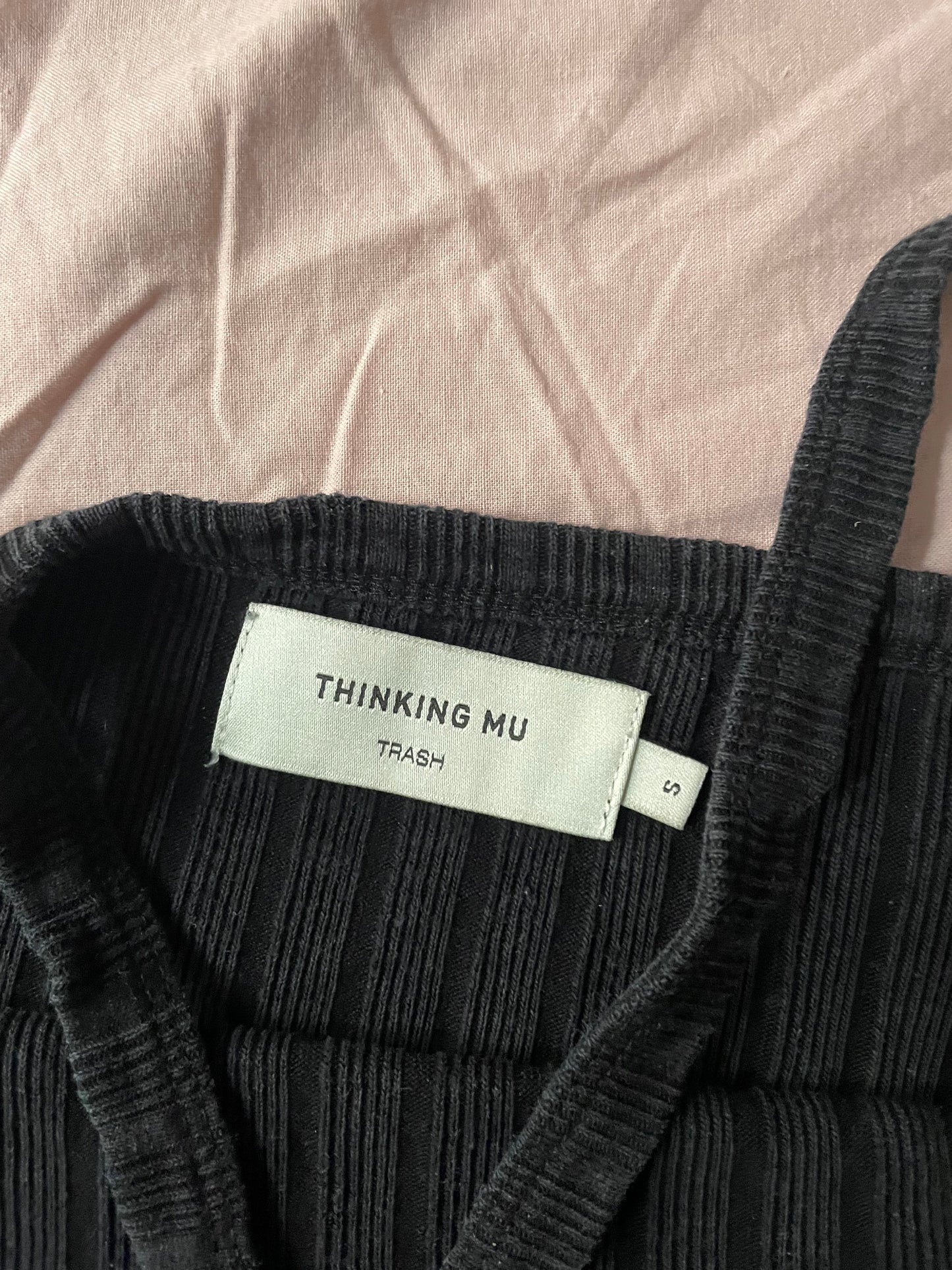 Débardeur noir en tencel et refibra - Trash aster