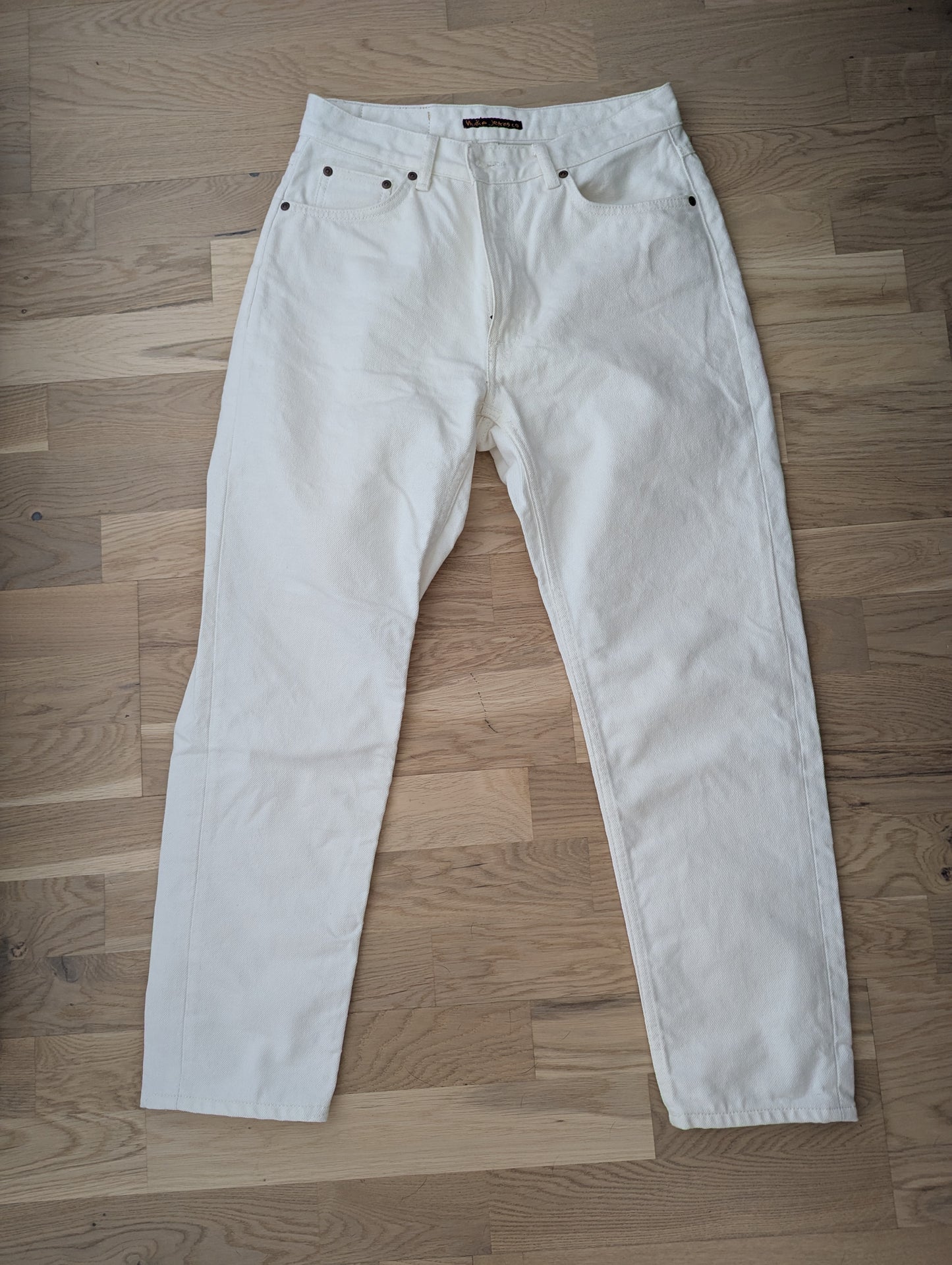Jean mom blanc en coton recyclé - Breezy Britt Recycled White