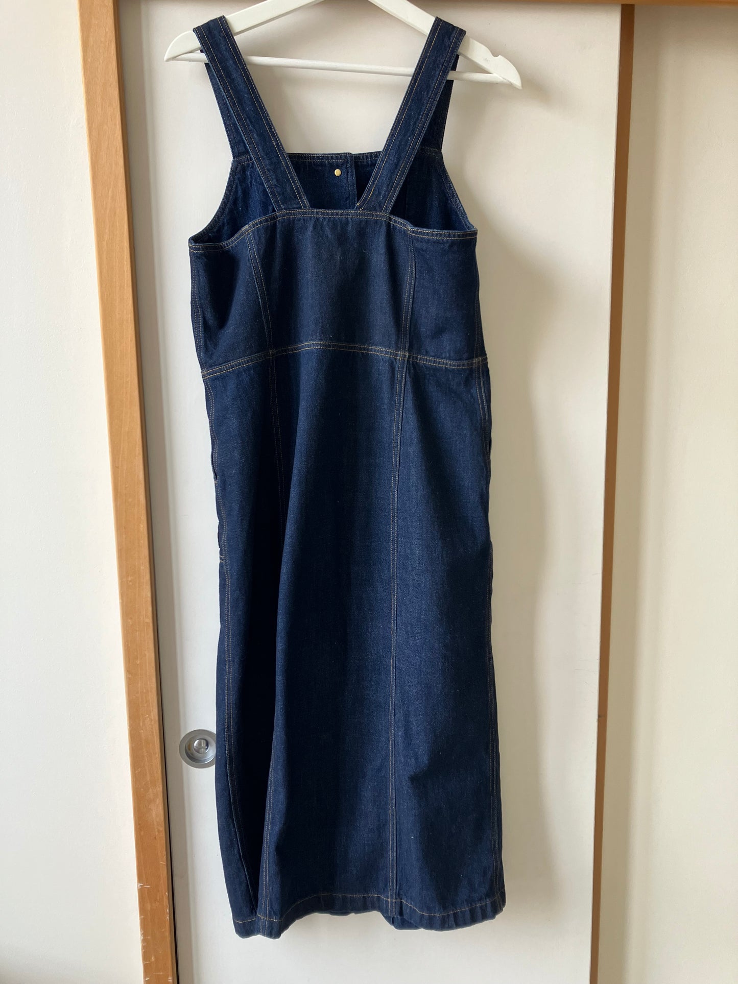 Robe longue jean en coton bio - mona denim dress washed out