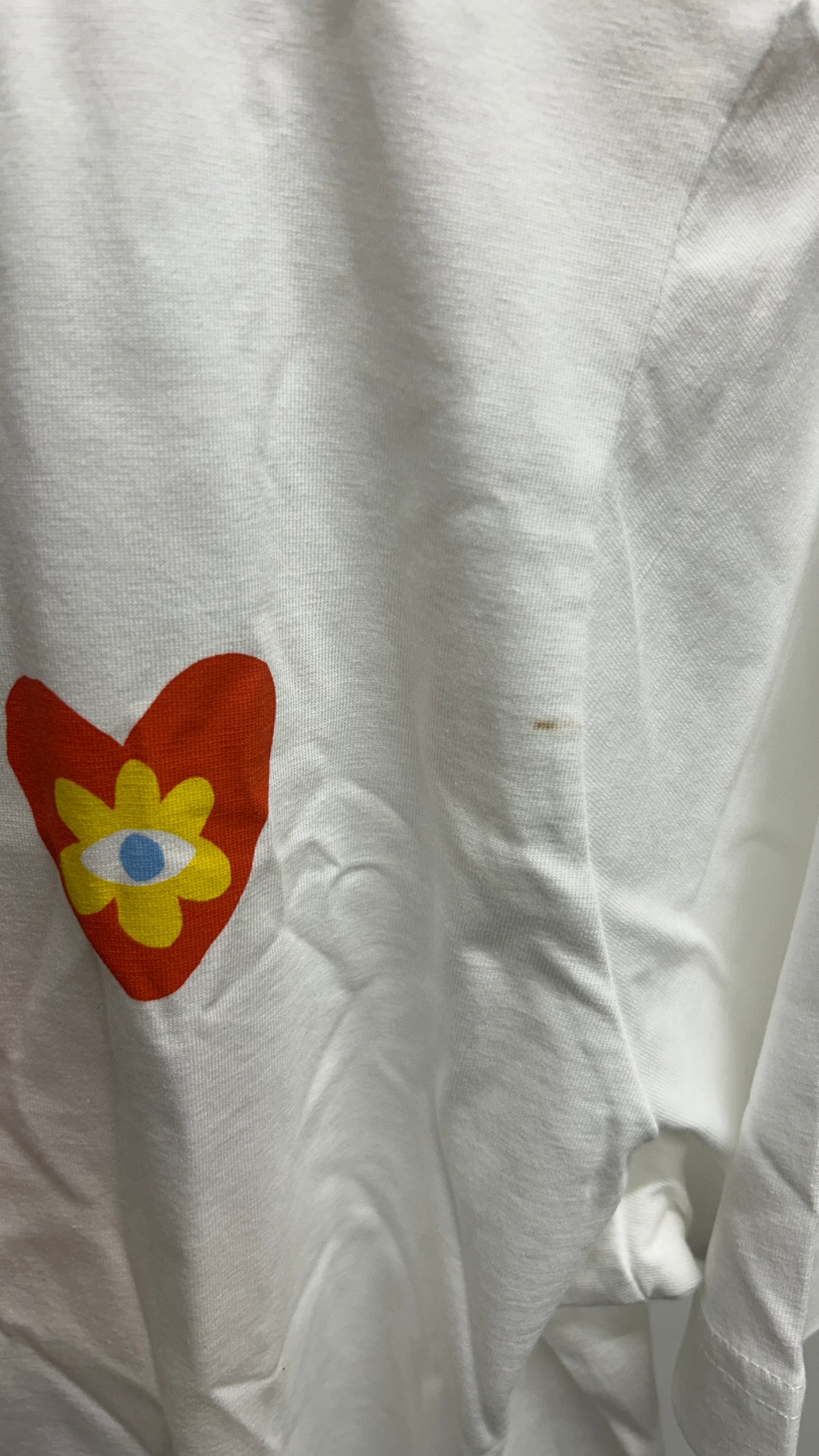 T-shirt en coton bio | blanc 'vadstena good vibes white'