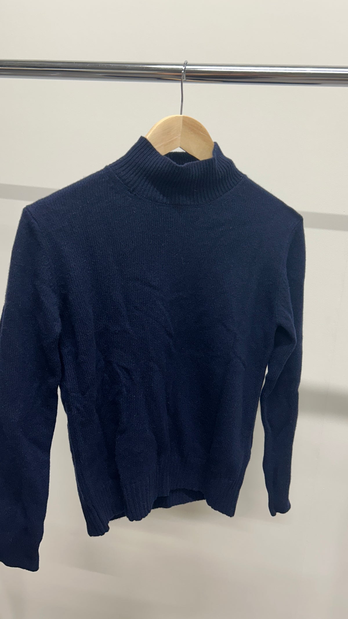 Pull en cachemire recyclé | marine 'ada - blu mora'