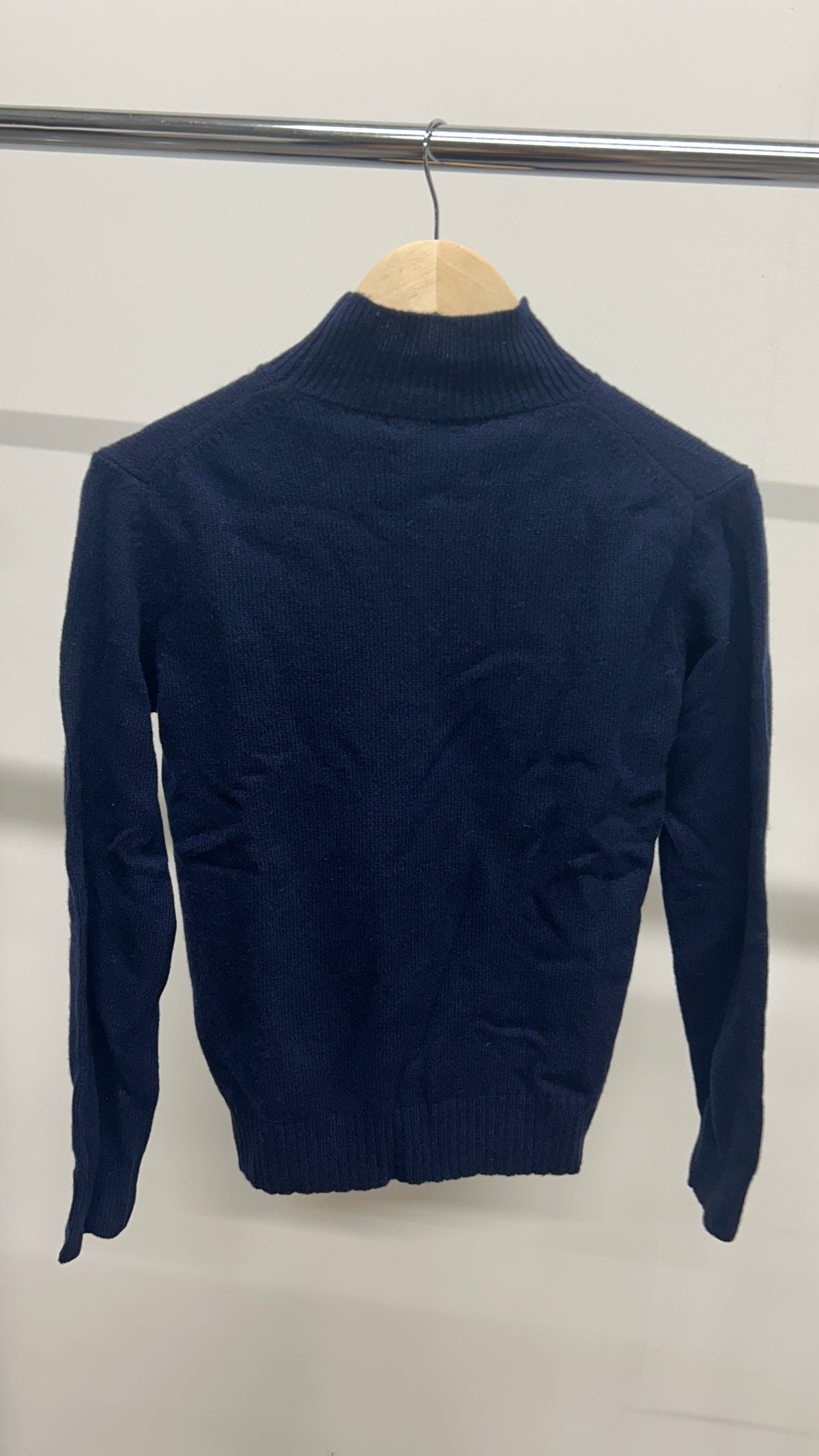 Pull en cachemire recyclé | marine 'ada - blu mora'