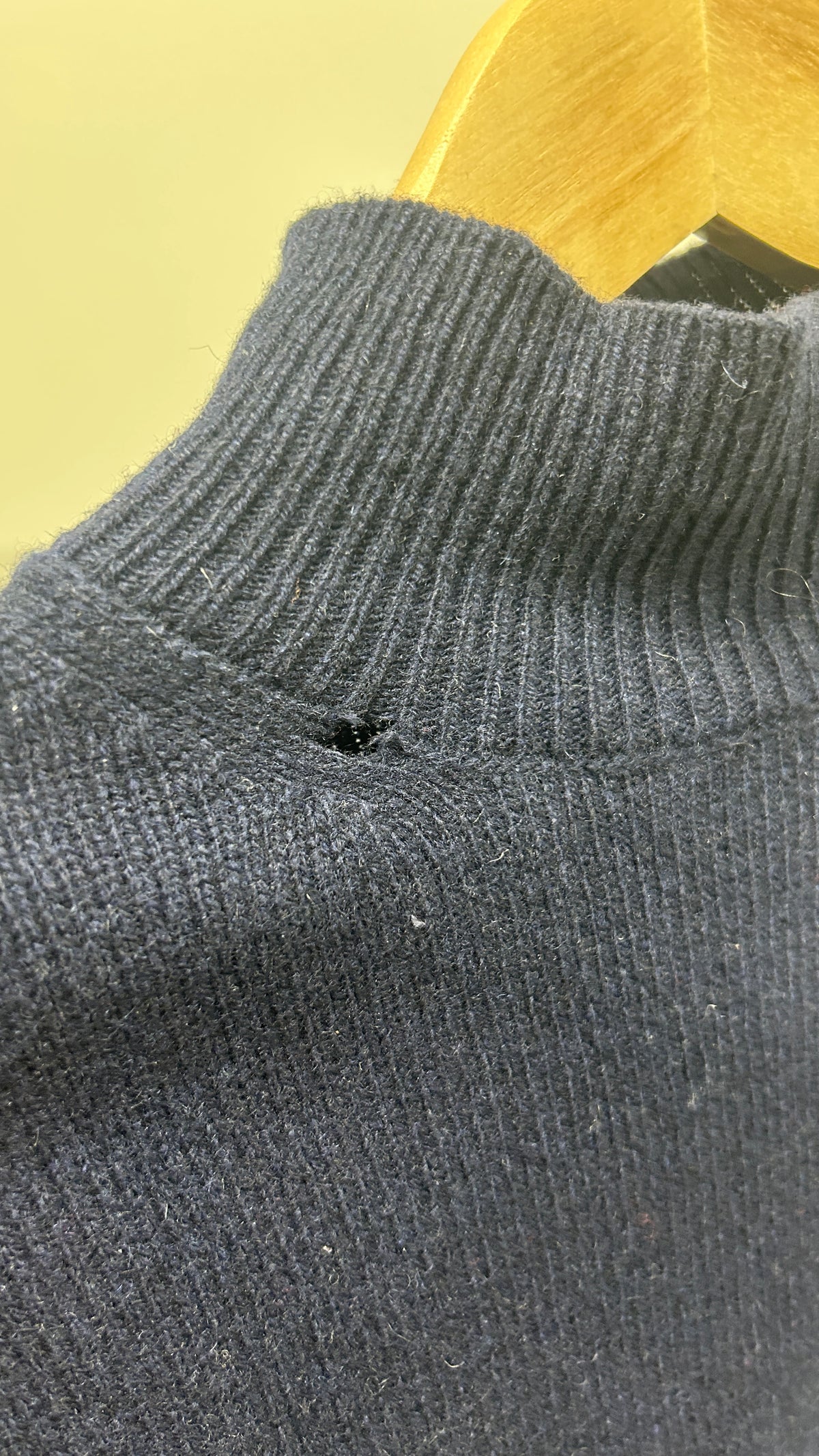 Pull en cachemire recyclé | marine 'ada - blu mora'