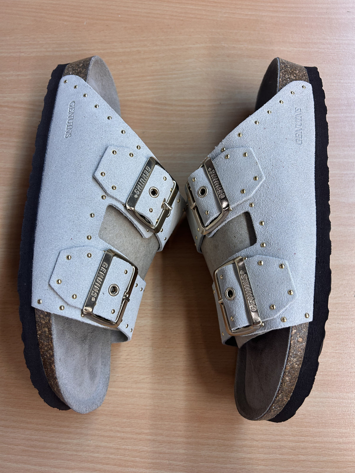 Sandales off white en cuir certifié | blanc 'honolulu lead velour off white' | Off white