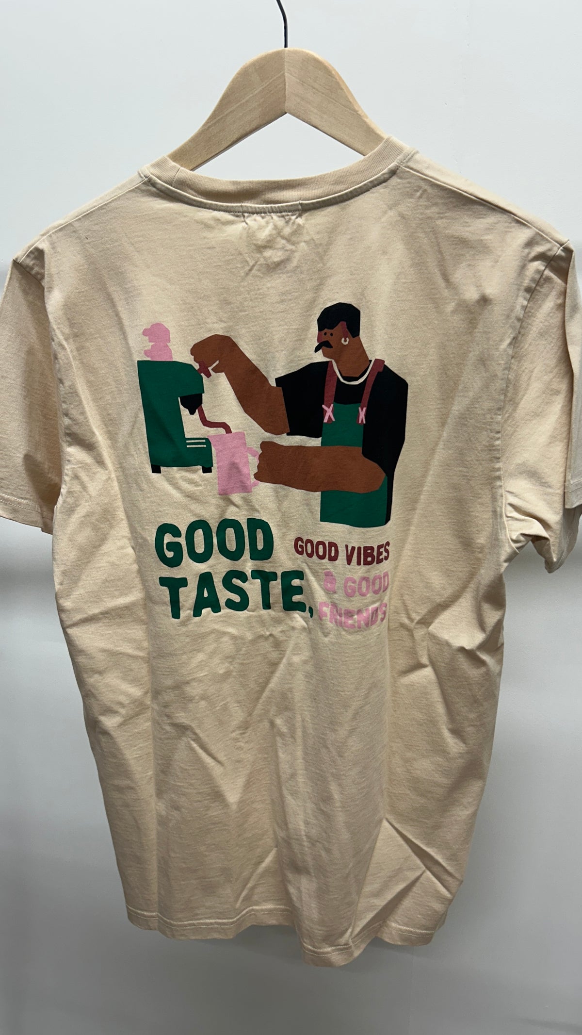 t-shirt local brewery creme - creme