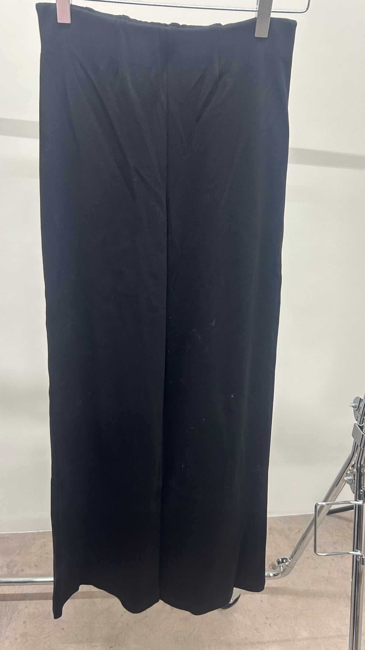 Pantalon evasé en coton bio | noir 'kohra - black'