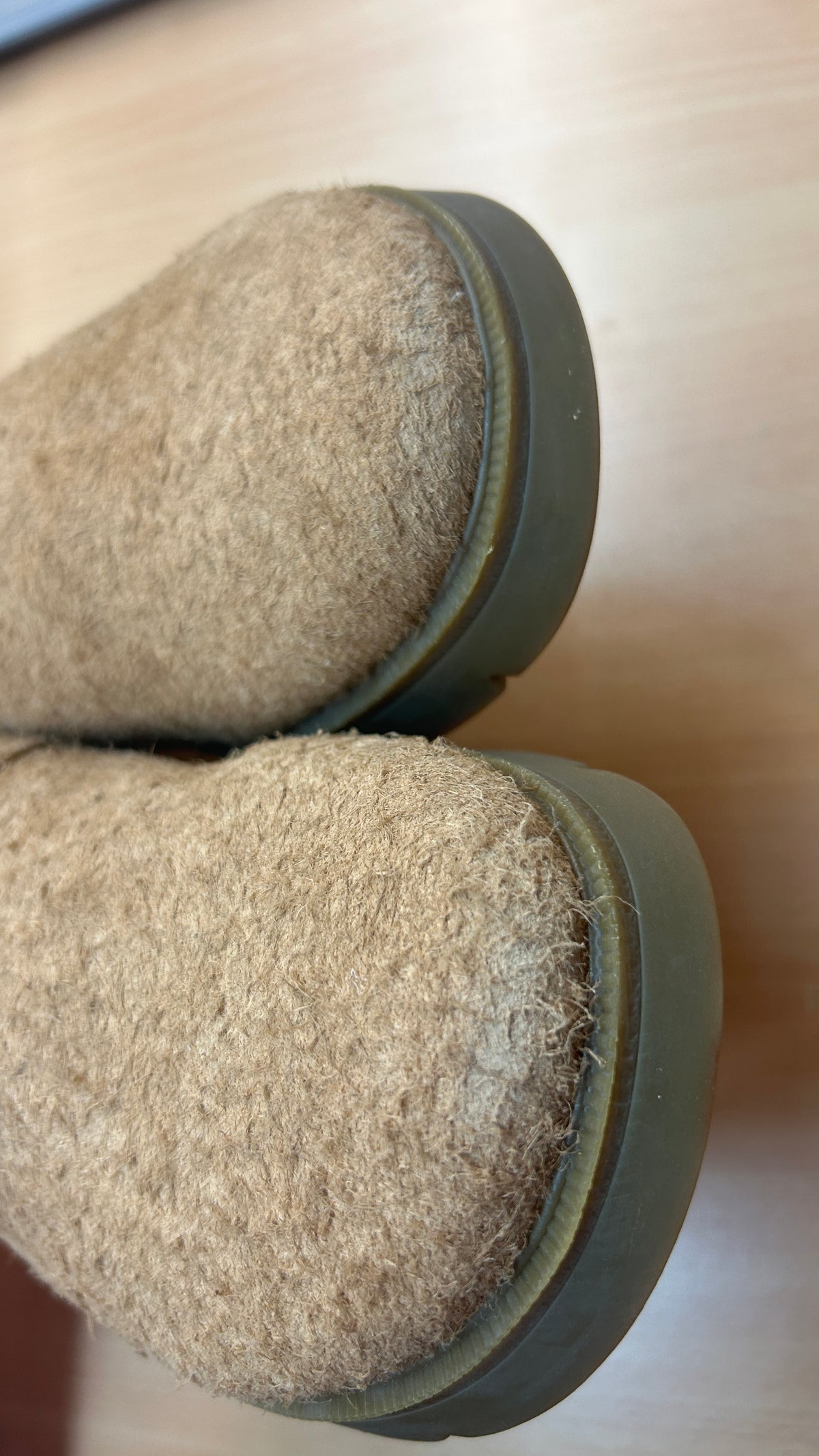 Sabots made in france en cuir suède certifié | camel 'pacha vp oak camel'