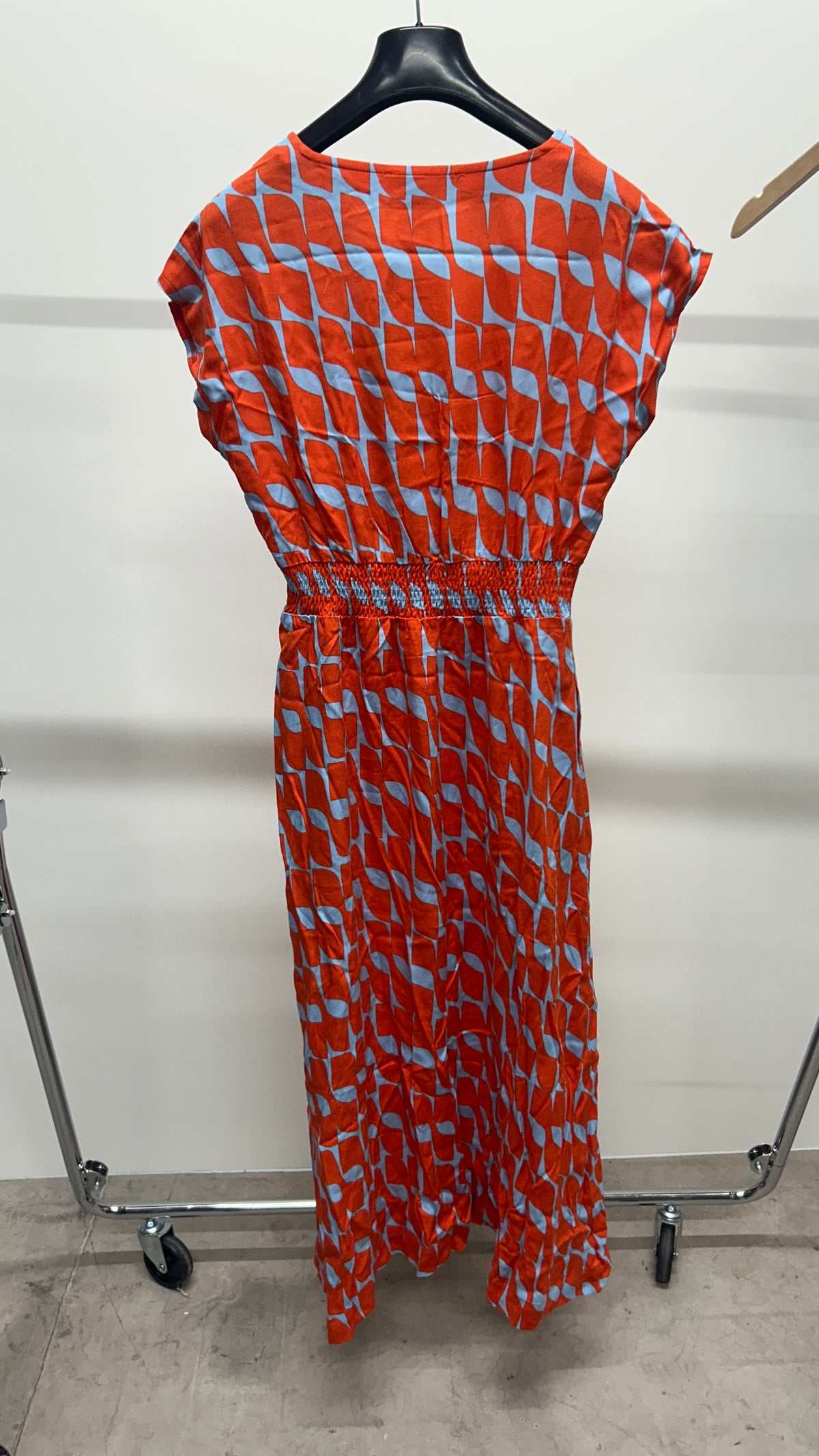 Robe en ecovero | rouge 'Sun is up dress - red'