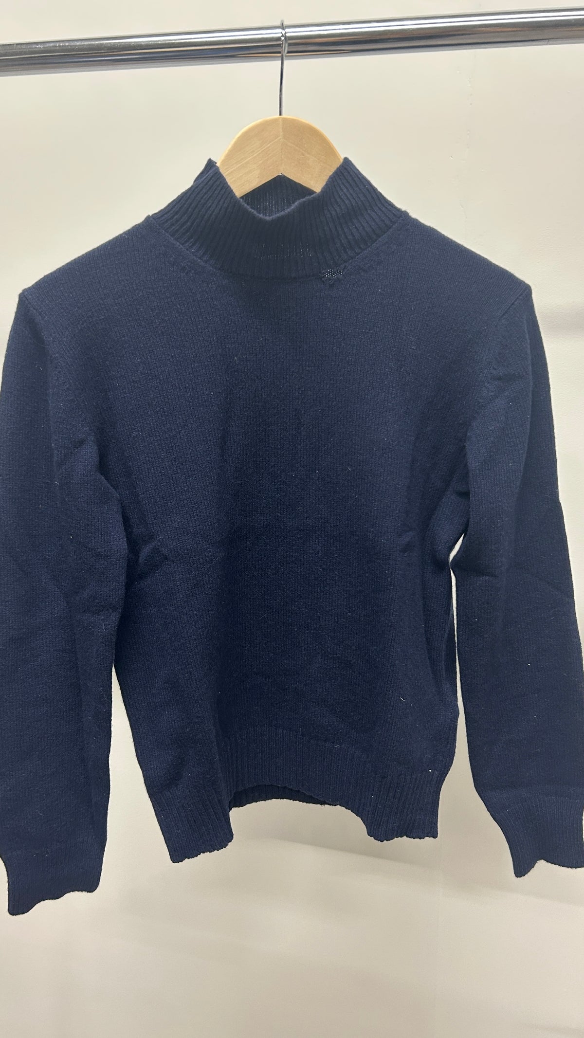 Pull en cachemire recyclé | marine 'ada - blu mora'