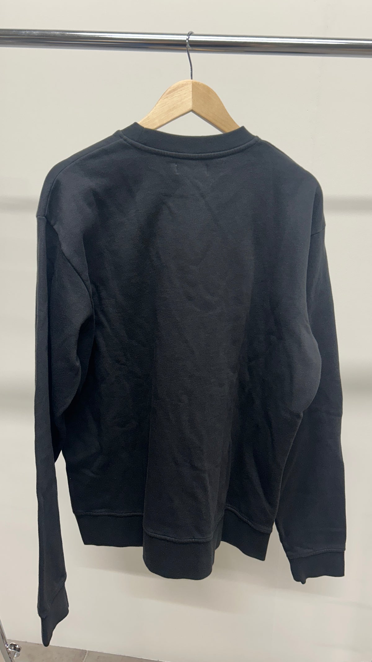Sweat en coton bio | noir 'green head noir carbone'