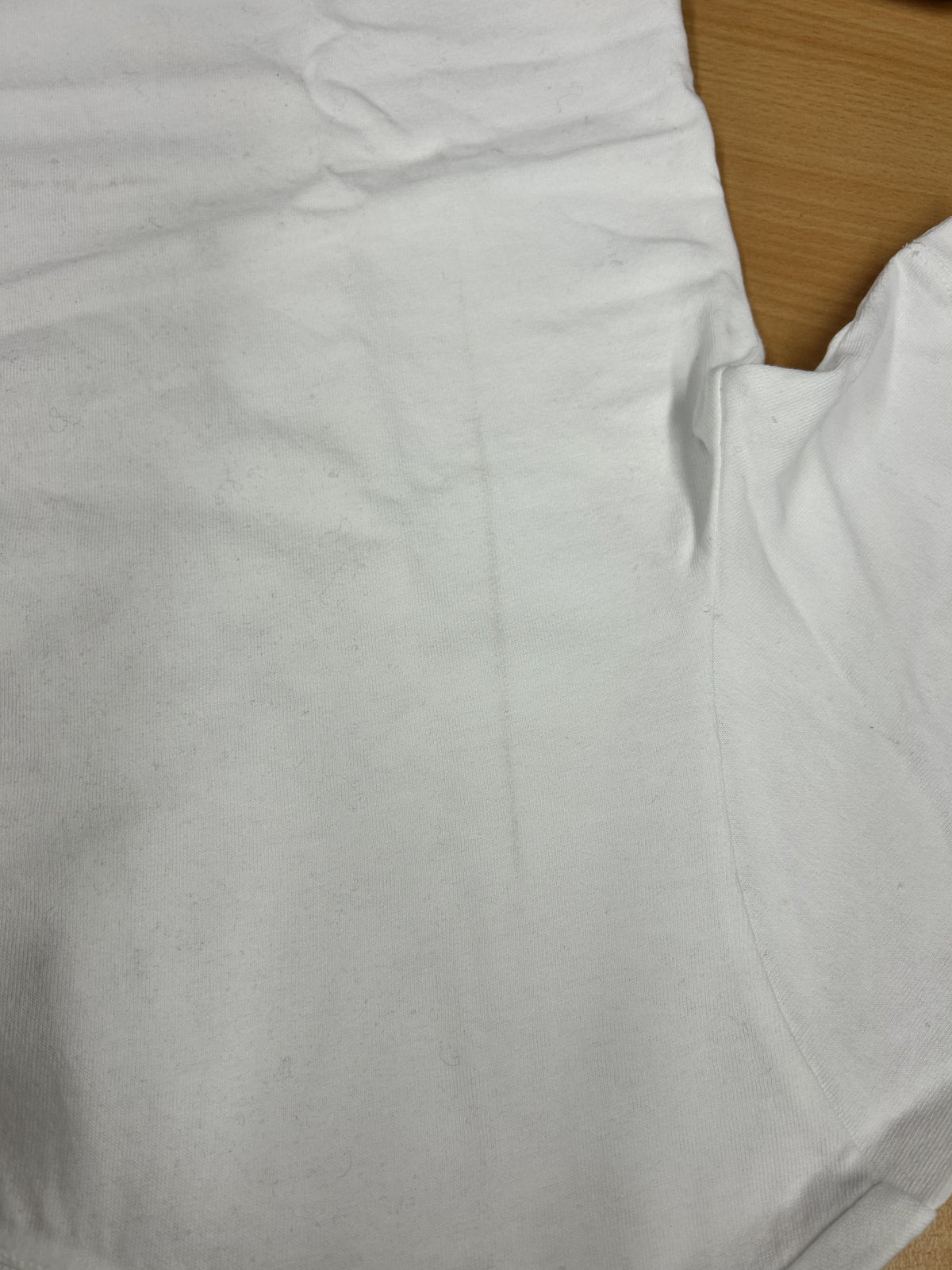 T-shirt en coton bio et recyclé | blanc 'tarjaa white'