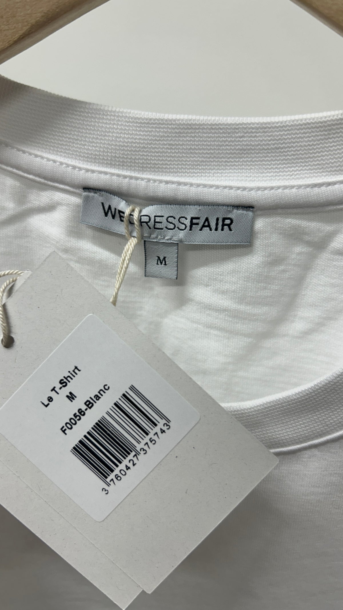 T-shirt en coton bio | blanc | Blanc