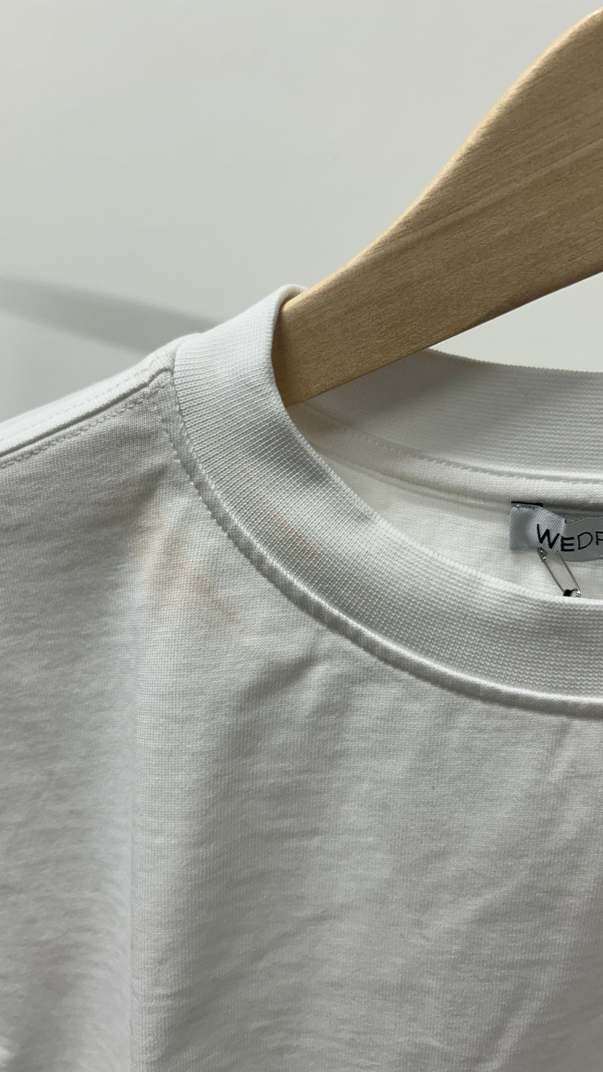 T-shirt boxy en coton bio | blanc