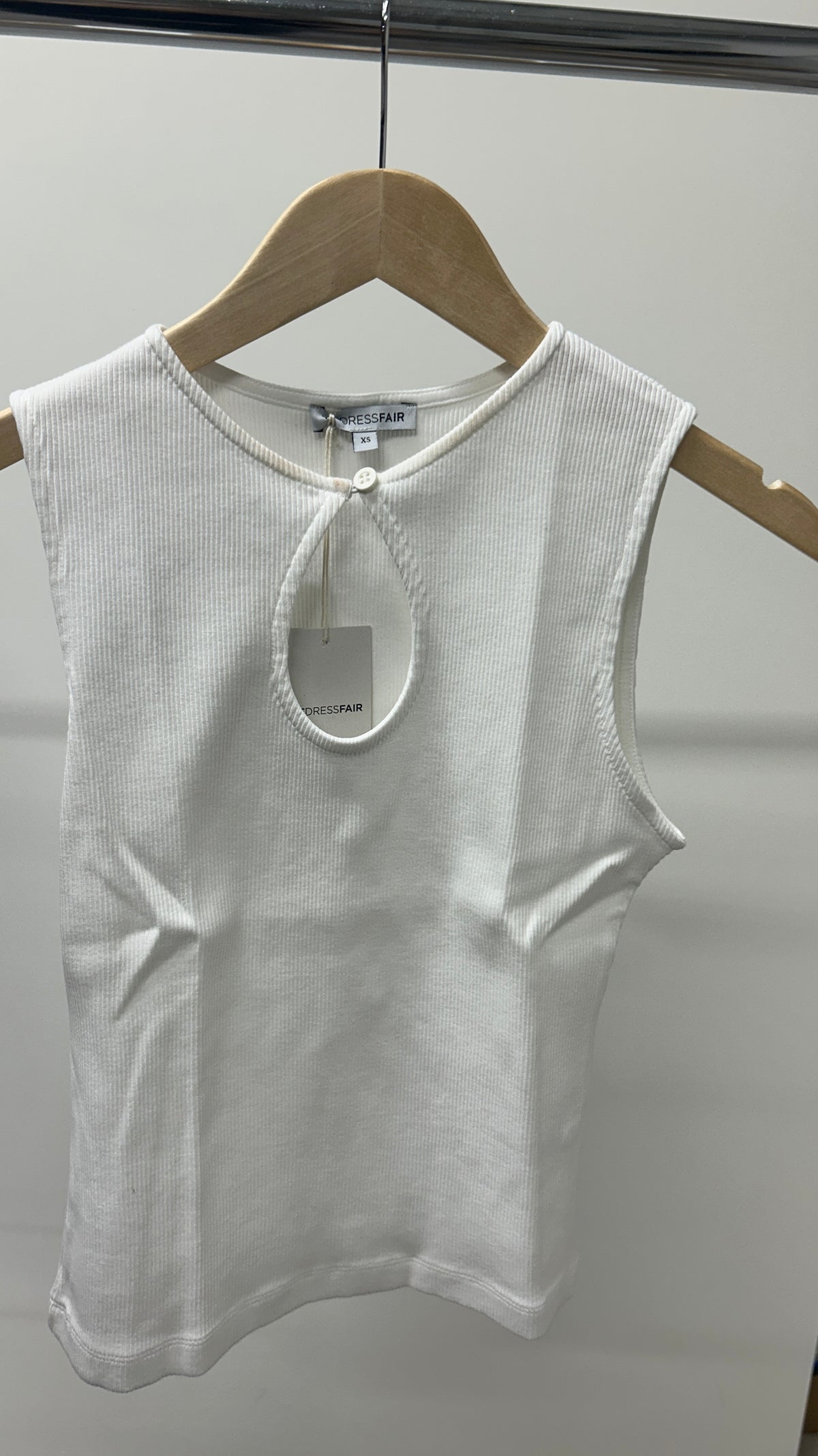 Top goutte en coton bio 'Mahé' | blanc | Blanc