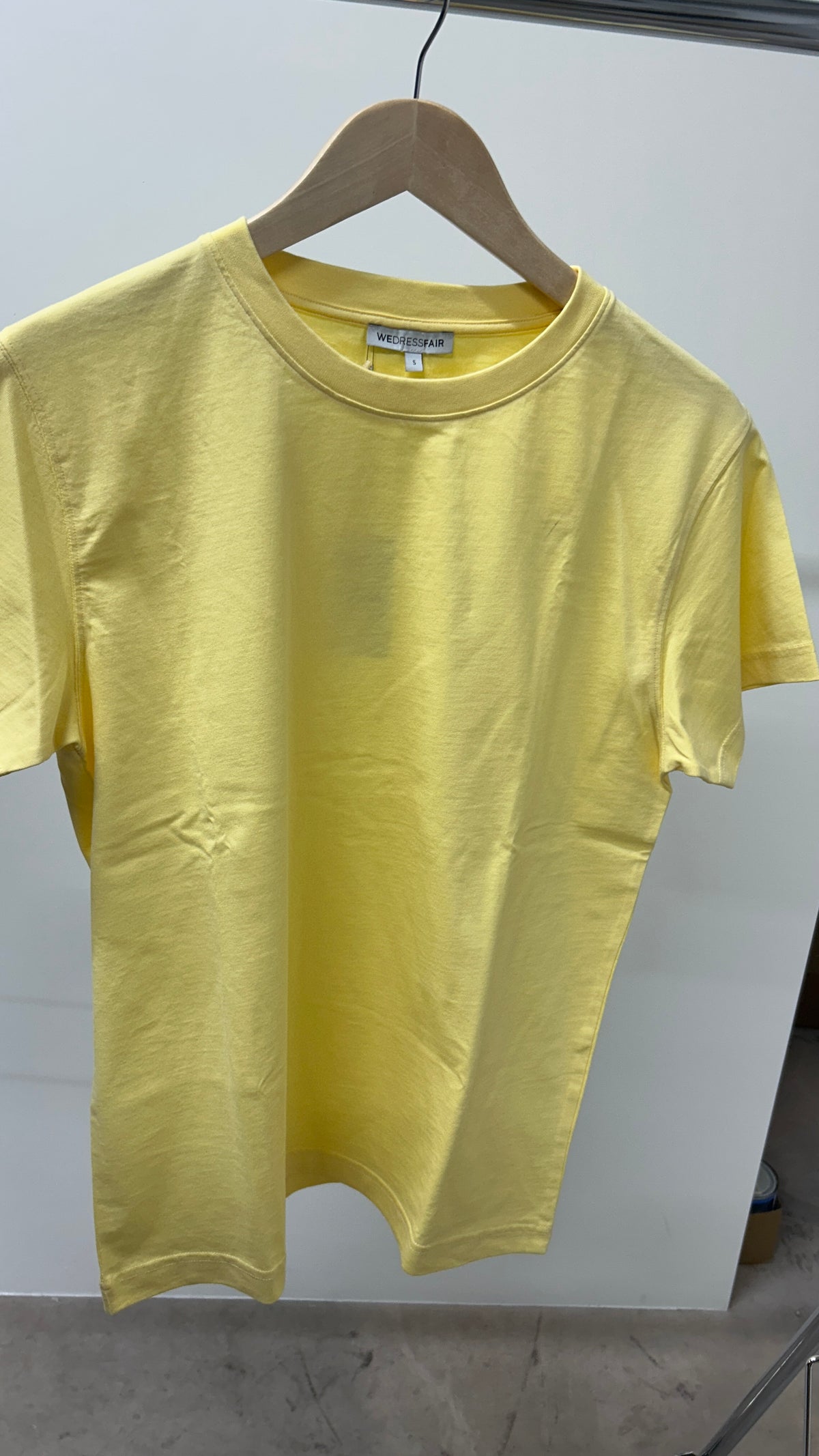 T-shirt en coton bio | jaune | Jaune