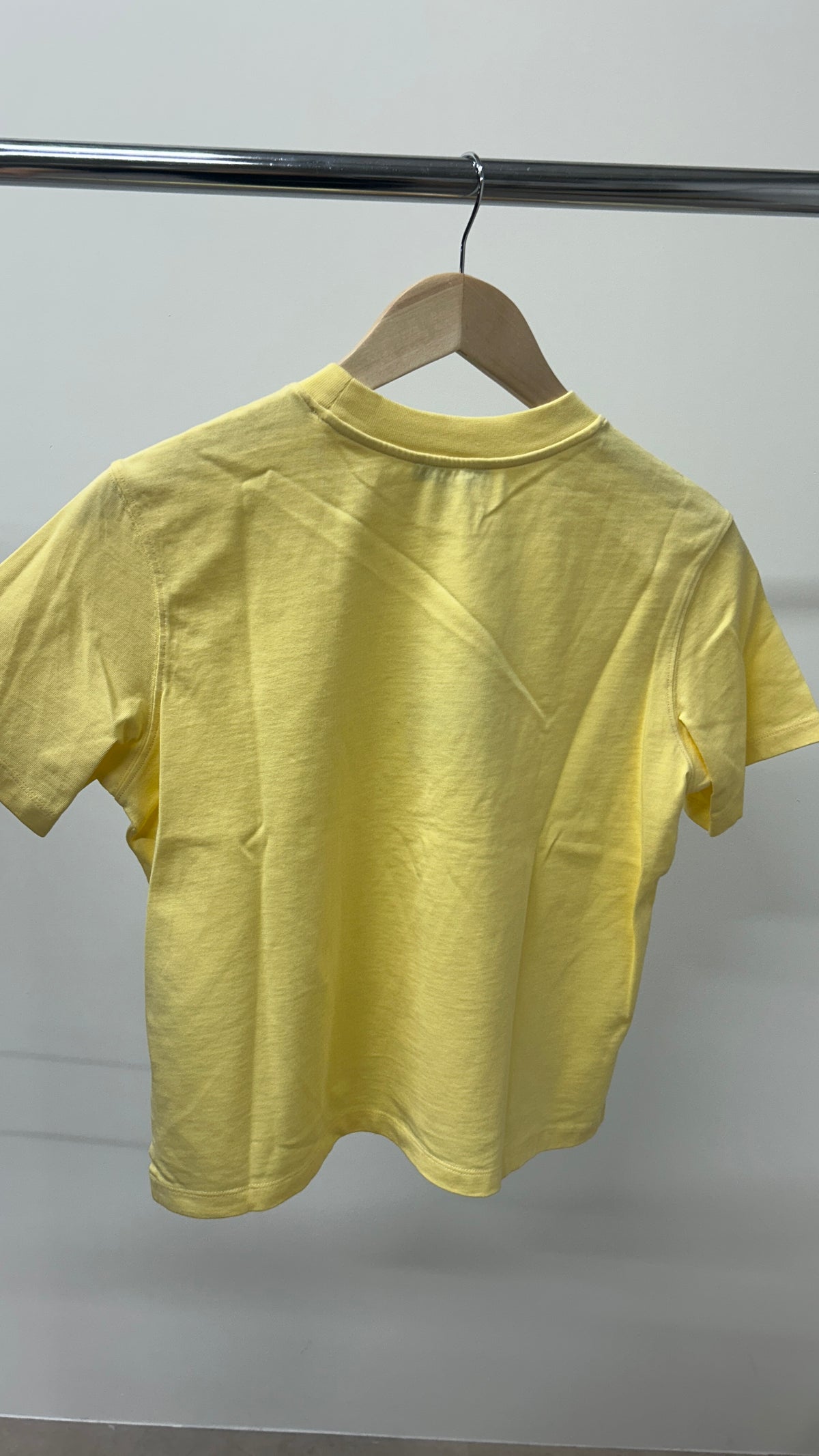 T-shirt boxy en coton bio | jaune | Jaune