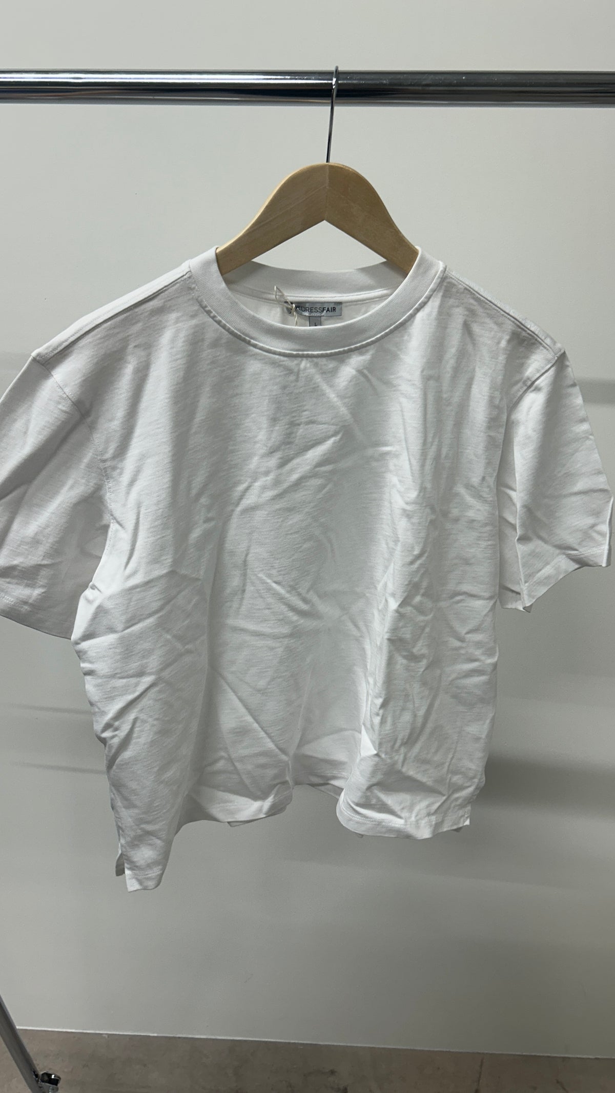T-shirt boxy en coton bio | blanc