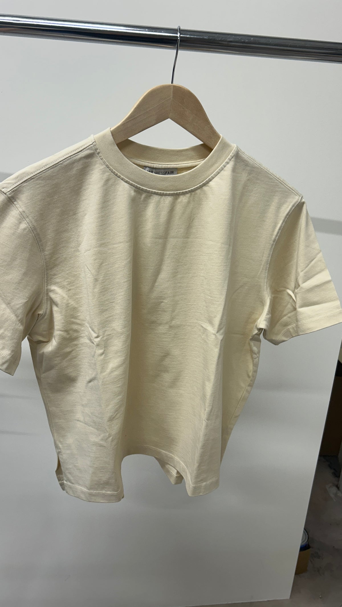 T-shirt boxy en coton bio | écru