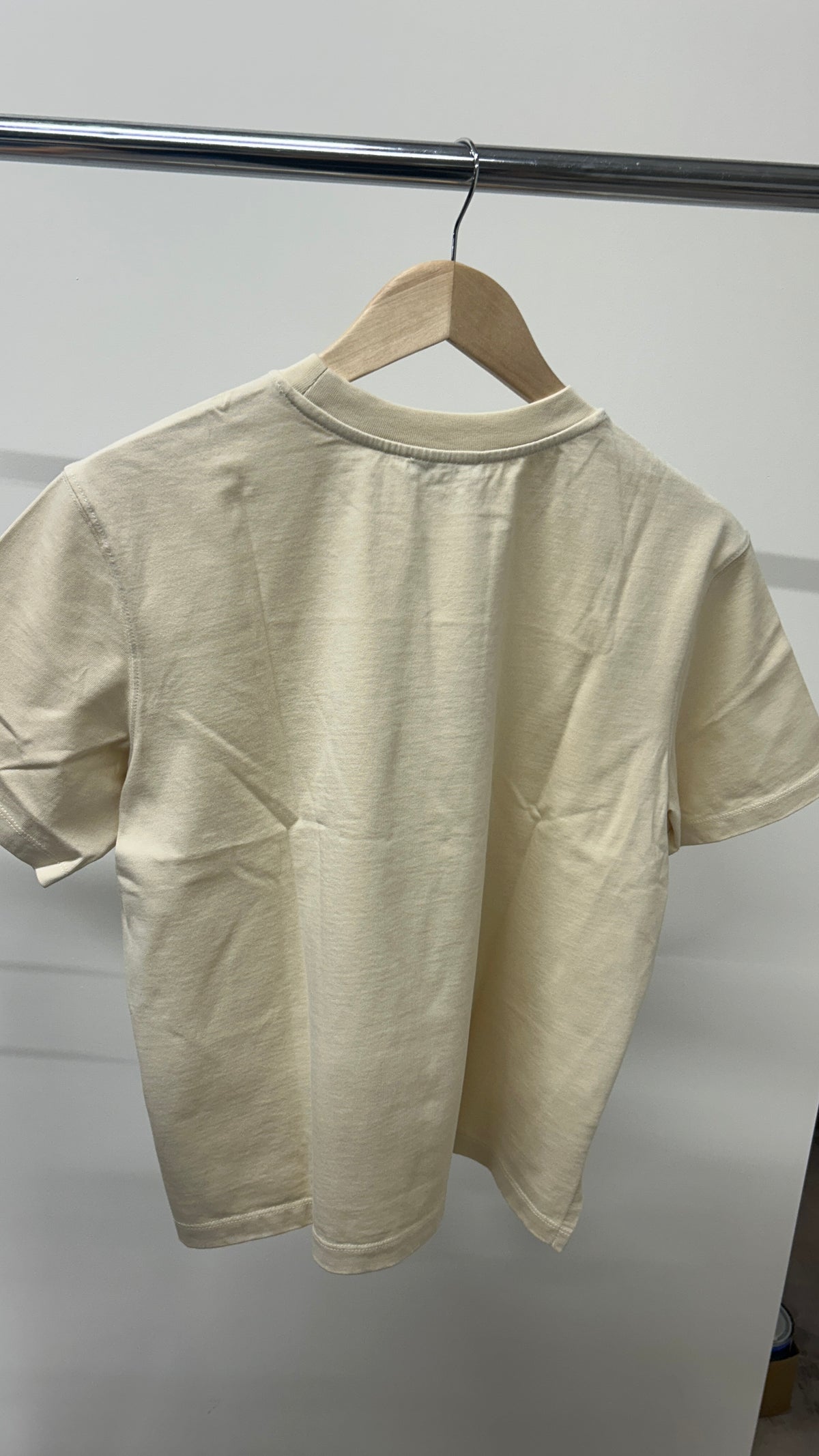 T-shirt boxy en coton bio | écru