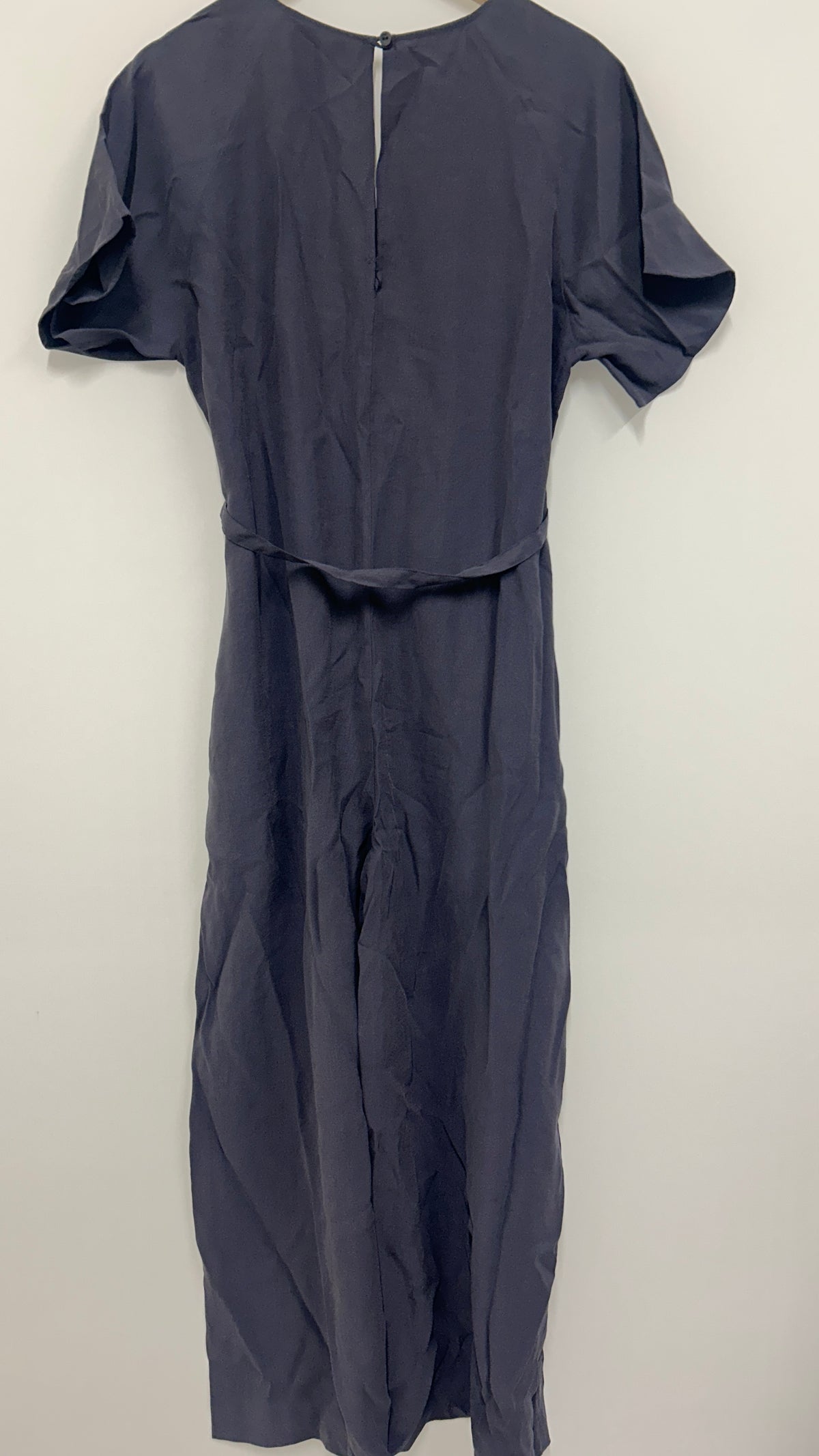Combinaison manches courtes en tencel | gris 'kaie jumpsuit dark grey'