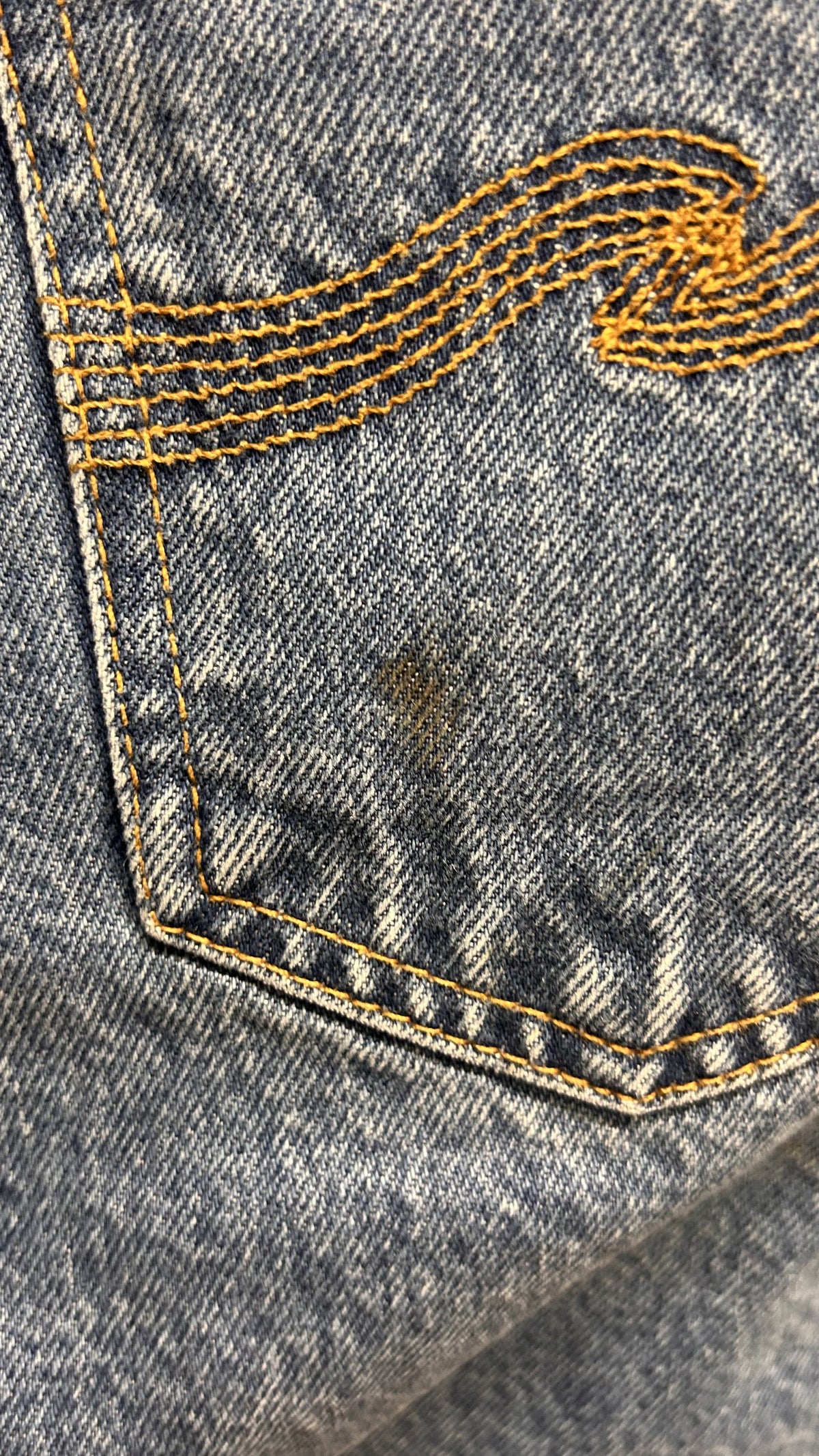 Jean mom en coton bio | bleu 'breezy britt casual blue'