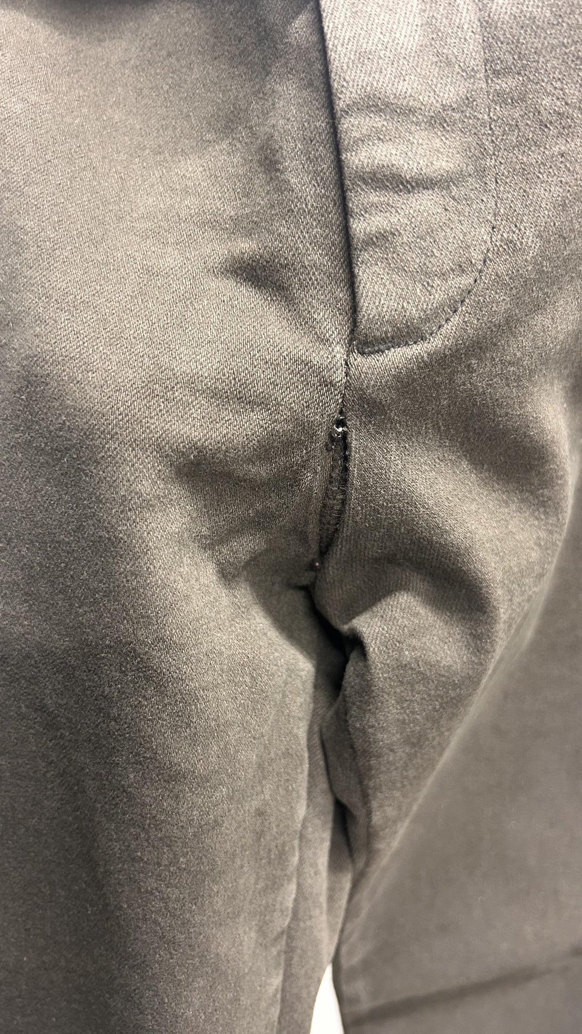 Pantalon droit en coton bio | Kaki 'karmele trouser'