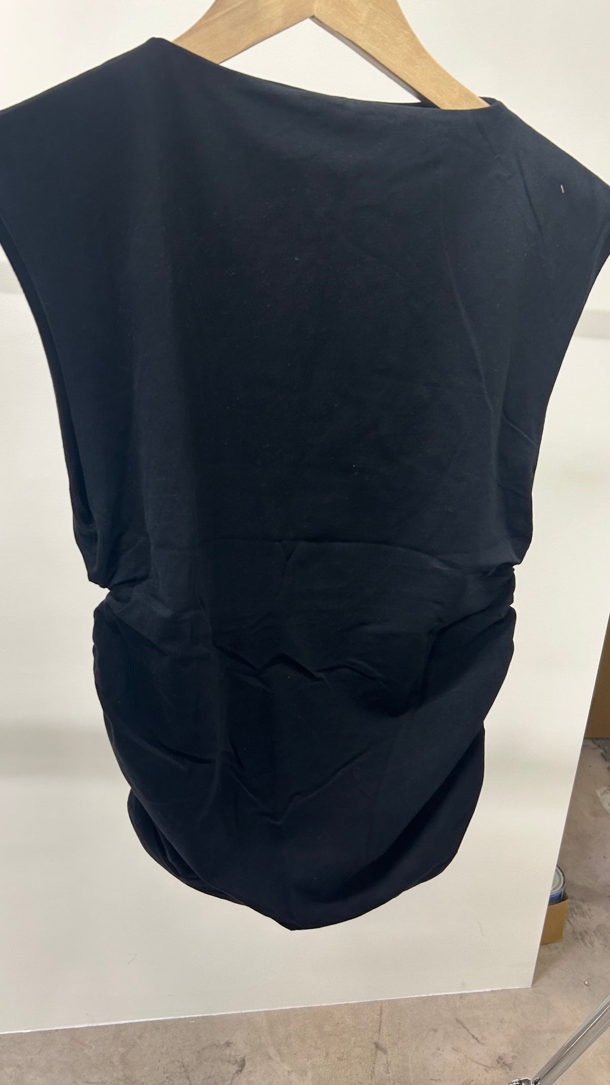 Top sans manches en coton bio | Noir 'rafo black'